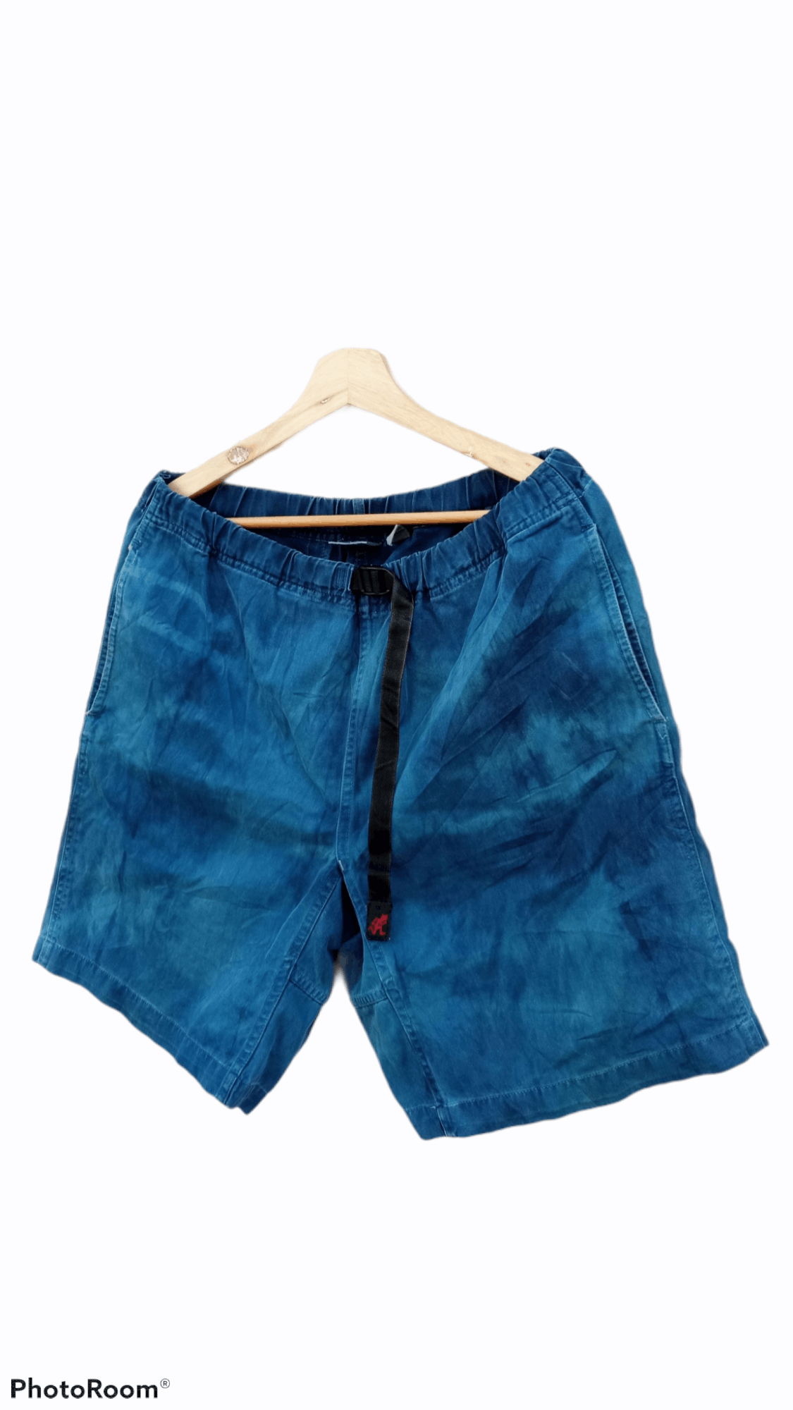 Gramicci × Indigo × Japanese Brand 🔥🔥Gramicci Indigo Tie Dye Short Pants Size US 32 / EU 48 - 3 Thumbnail