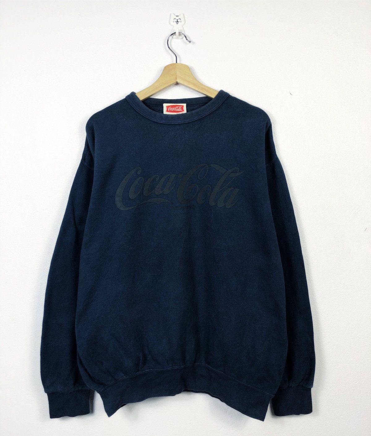 image of 1994 Coca Cola Sweatshirt in Dark Blue, Men's (Size 2XL)