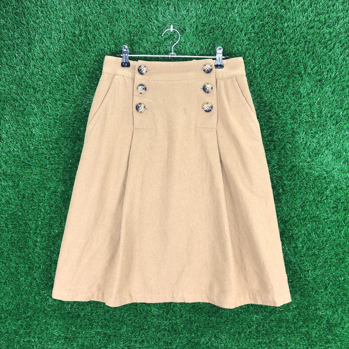 Vintage Vintage Le Minor France Midi Skirt Size 28" / US 6 / IT 42 - 1 Thumbnail