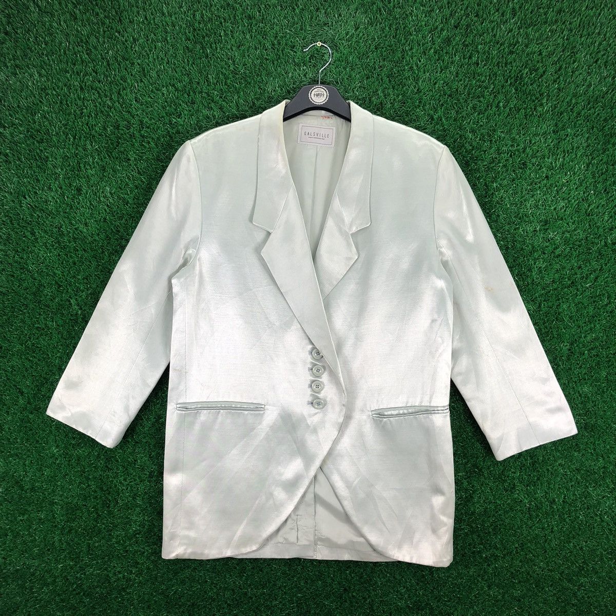 Japanese Brand Vintage 80's Galsville Blazer Coat Avant Garde Style Size US M / EU 48-50 / 2 - 1 Thumbnail