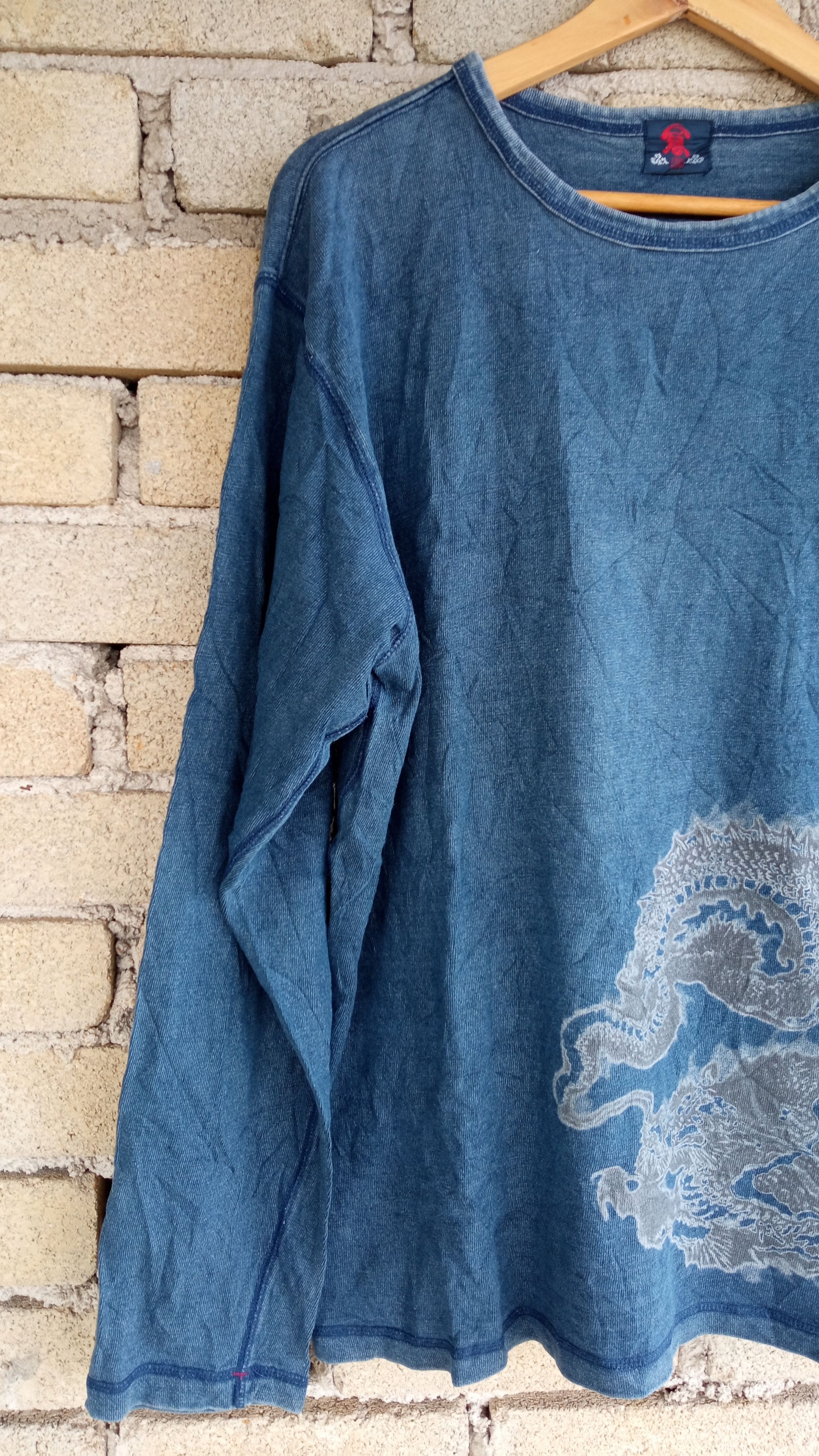 Eternal × Indigo × Japanese Brand 🔥🔥Eternal Indigo Blue Dye LS T-Shirt Size US M / EU 48-50 / 2 - 4 Thumbnail