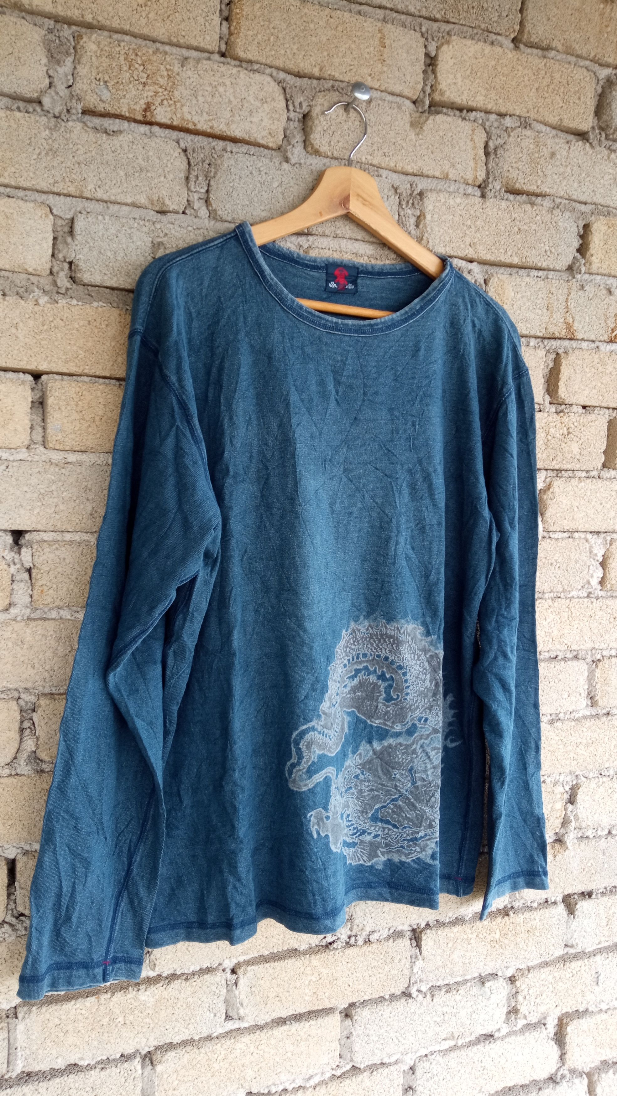 Eternal × Indigo × Japanese Brand 🔥🔥Eternal Indigo Blue Dye LS T-Shirt Size US M / EU 48-50 / 2 - 2 Thumbnail