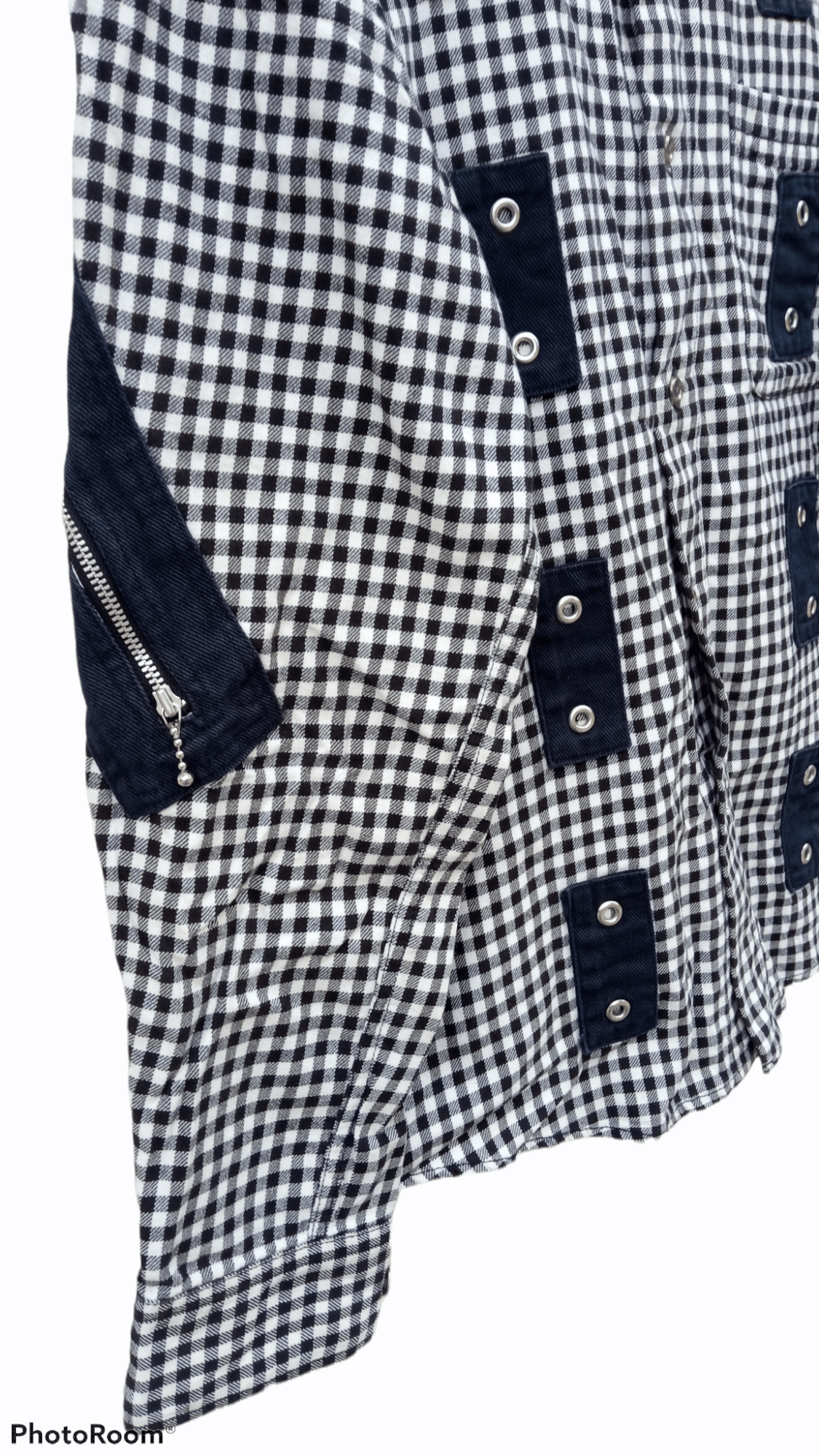 Japanese Brand × Vintage 🔥🔥Vintage Milkboy Plaid Bondage Style LS Shirt Size US M / EU 48-50 / 2 - 7 Thumbnail