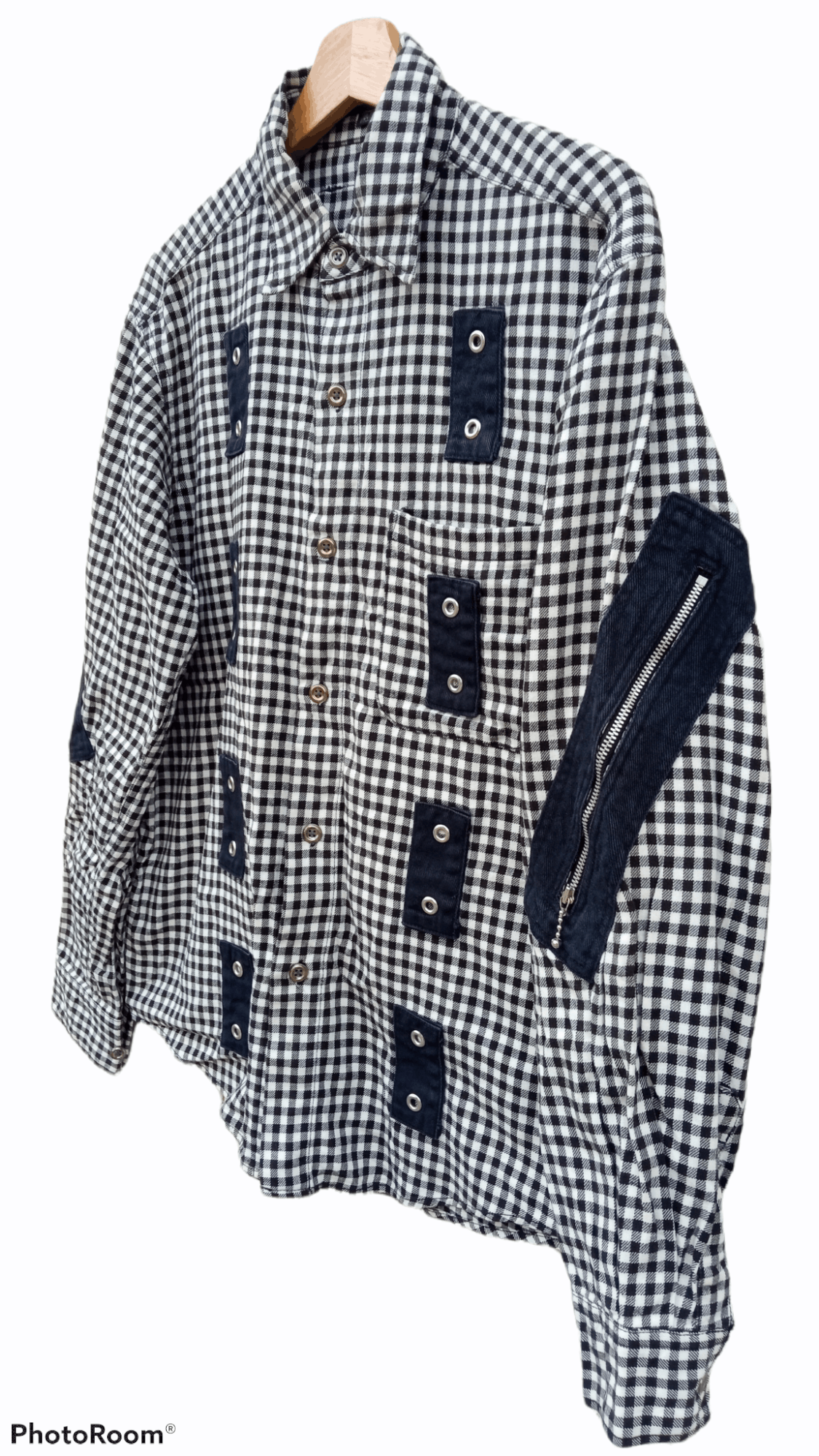 Japanese Brand × Vintage 🔥🔥Vintage Milkboy Plaid Bondage Style LS Shirt Size US M / EU 48-50 / 2 - 11 Thumbnail