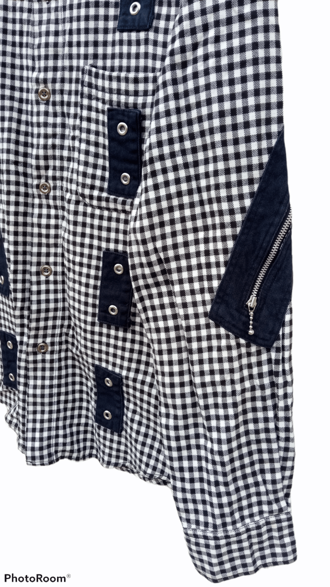 Japanese Brand × Vintage 🔥🔥Vintage Milkboy Plaid Bondage Style LS Shirt Size US M / EU 48-50 / 2 - 10 Thumbnail