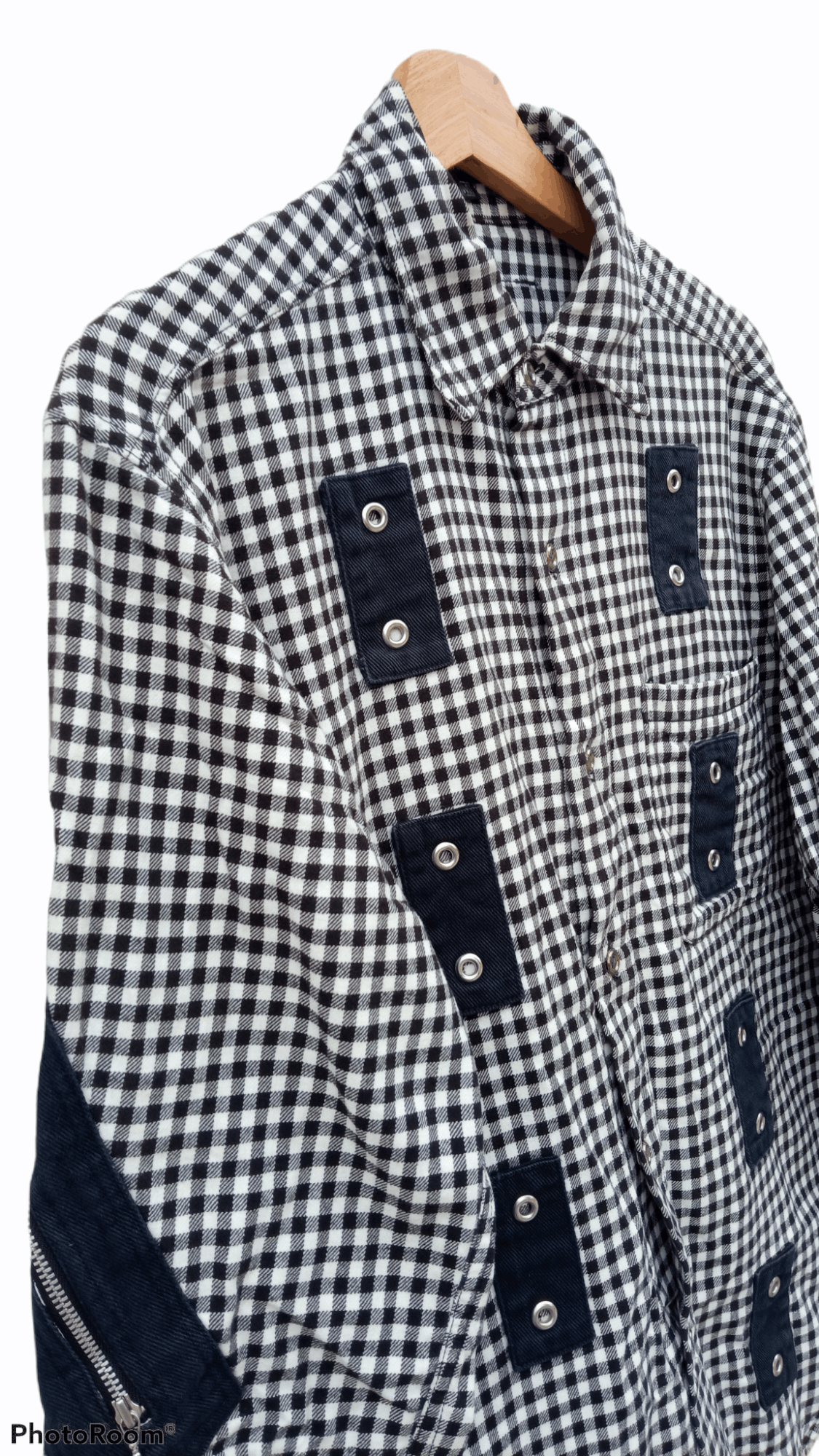 Japanese Brand × Vintage 🔥🔥Vintage Milkboy Plaid Bondage Style LS Shirt Size US M / EU 48-50 / 2 - 6 Thumbnail