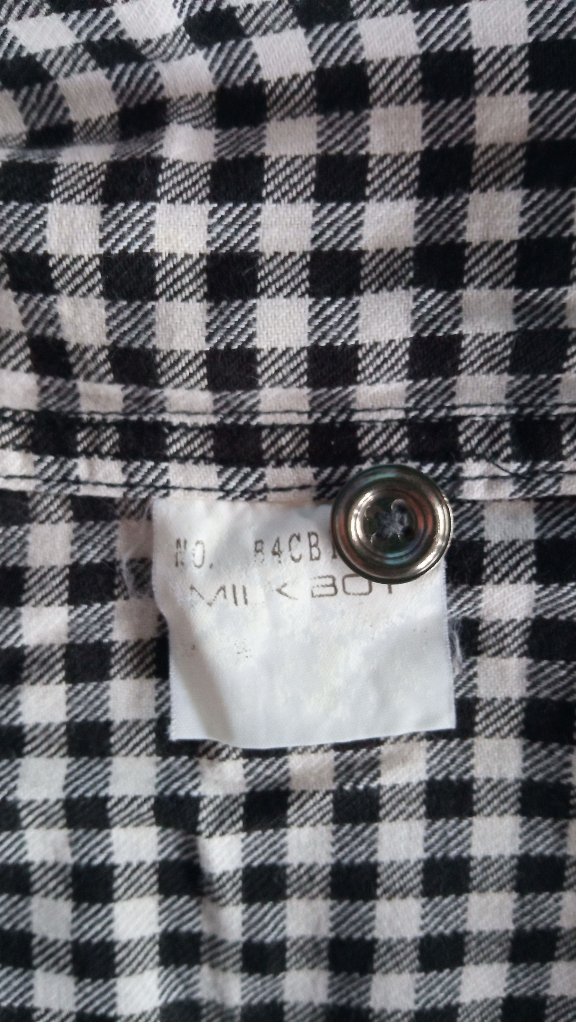 Japanese Brand × Vintage 🔥🔥Vintage Milkboy Plaid Bondage Style LS Shirt Size US M / EU 48-50 / 2 - 22 Thumbnail
