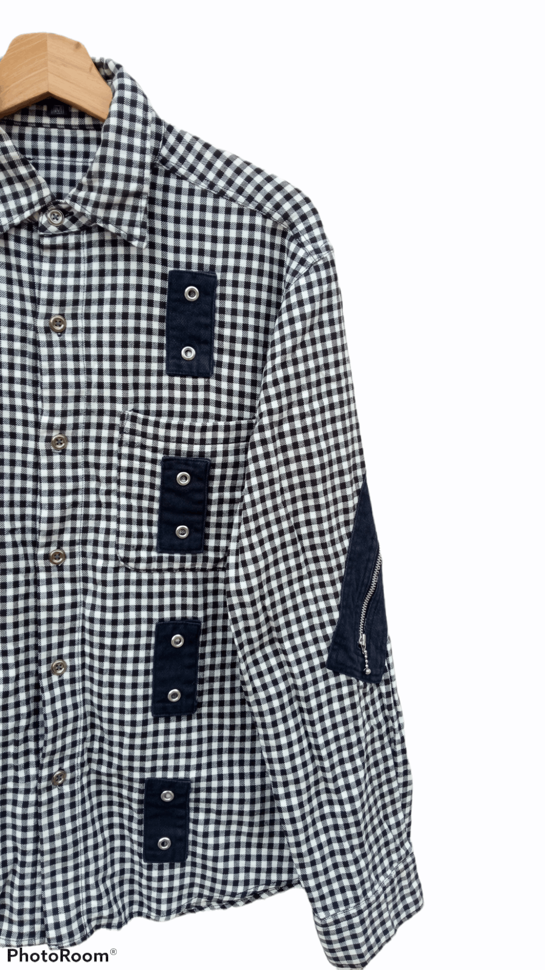 Japanese Brand × Vintage 🔥🔥Vintage Milkboy Plaid Bondage Style LS Shirt Size US M / EU 48-50 / 2 - 5 Thumbnail