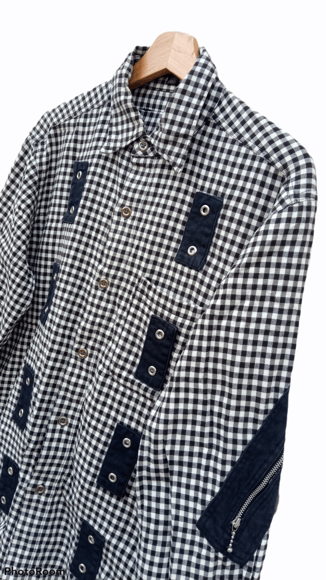 Japanese Brand × Vintage 🔥🔥Vintage Milkboy Plaid Bondage Style LS Shirt Size US M / EU 48-50 / 2 - 9 Thumbnail