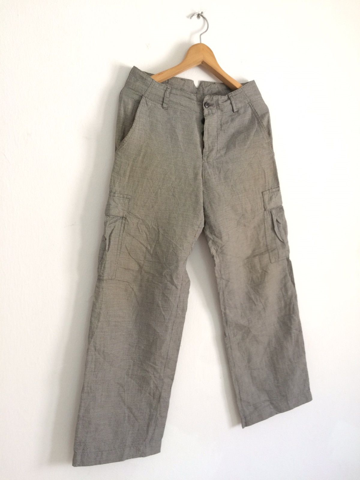 Margaret Howell 🔥🔥MHL Margaret Howell Small Plaid Cargo Pants Size US 29 - 2 Thumbnail