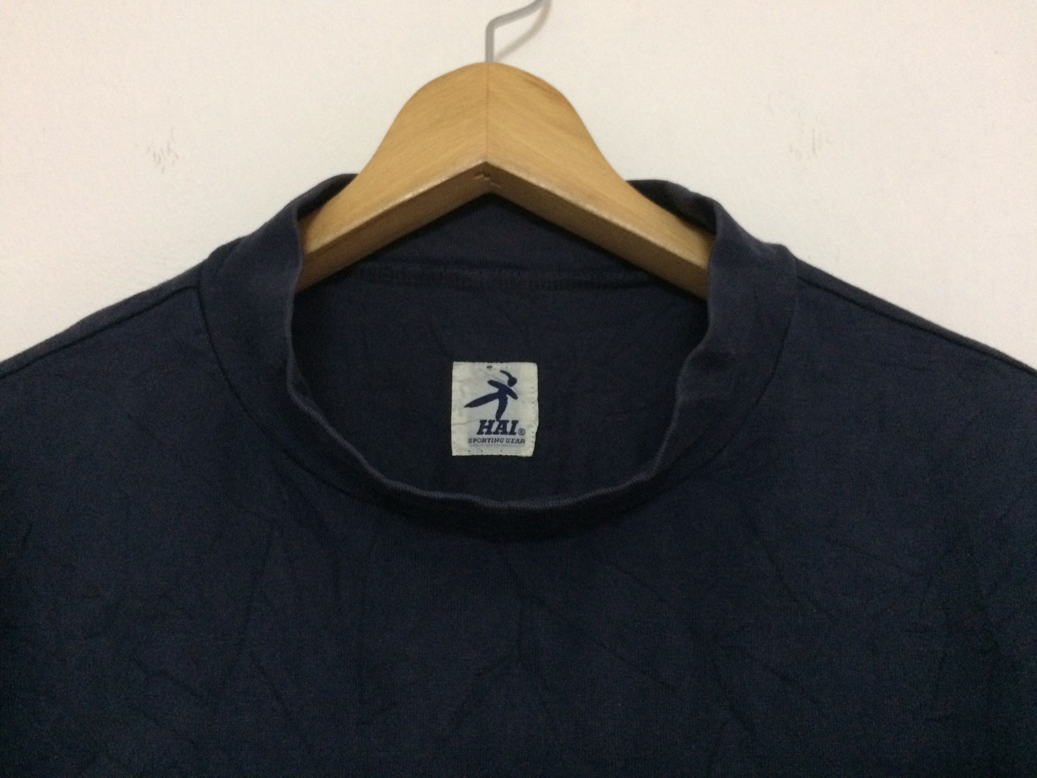 Hai Sporting Gear × Issey Miyake × Vintage 🔥🔥Hai Sporting Gear Issey Miyake Big Logo Spellout T-Shirt Size US M / EU 48-50 / 2 - 3 Thumbnail