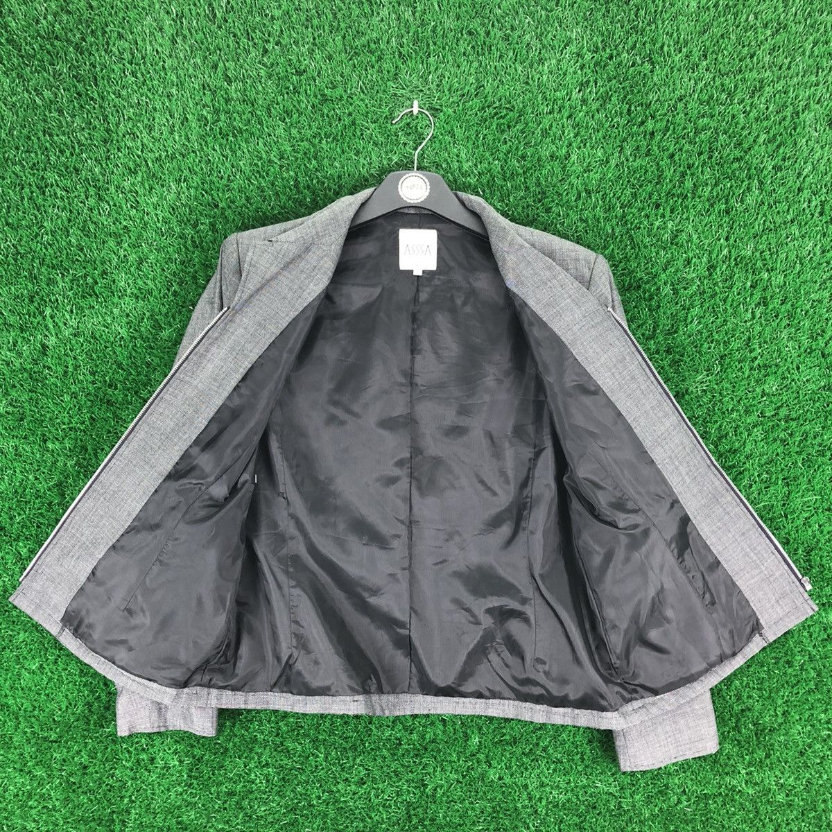 Japanese Brand Vintage Cropped Zipper Jacket Women by ASSSA Size M / US 6-8 / IT 42-44 - 7 Thumbnail