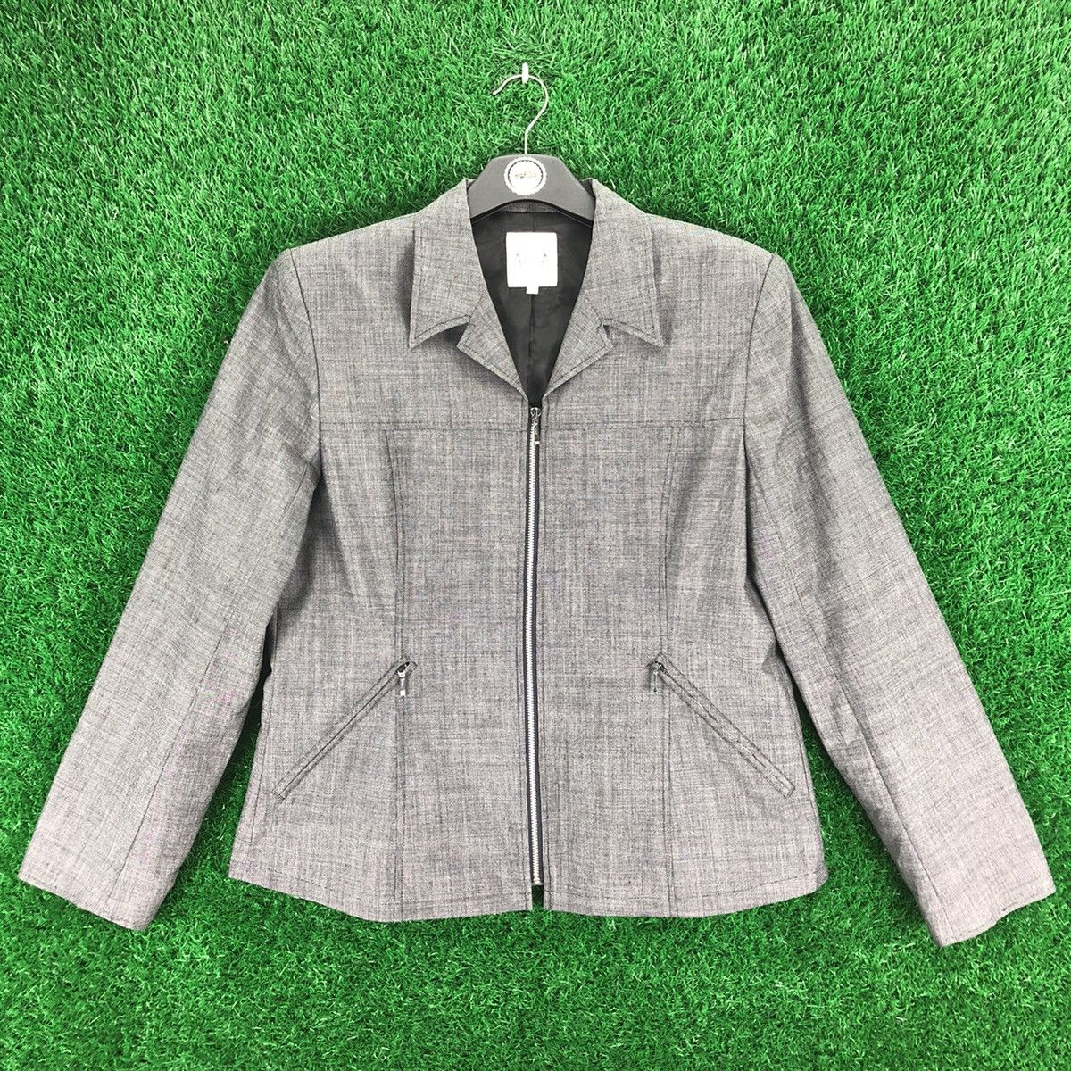 Japanese Brand Vintage Cropped Zipper Jacket Women by ASSSA Size M / US 6-8 / IT 42-44 - 1 Thumbnail