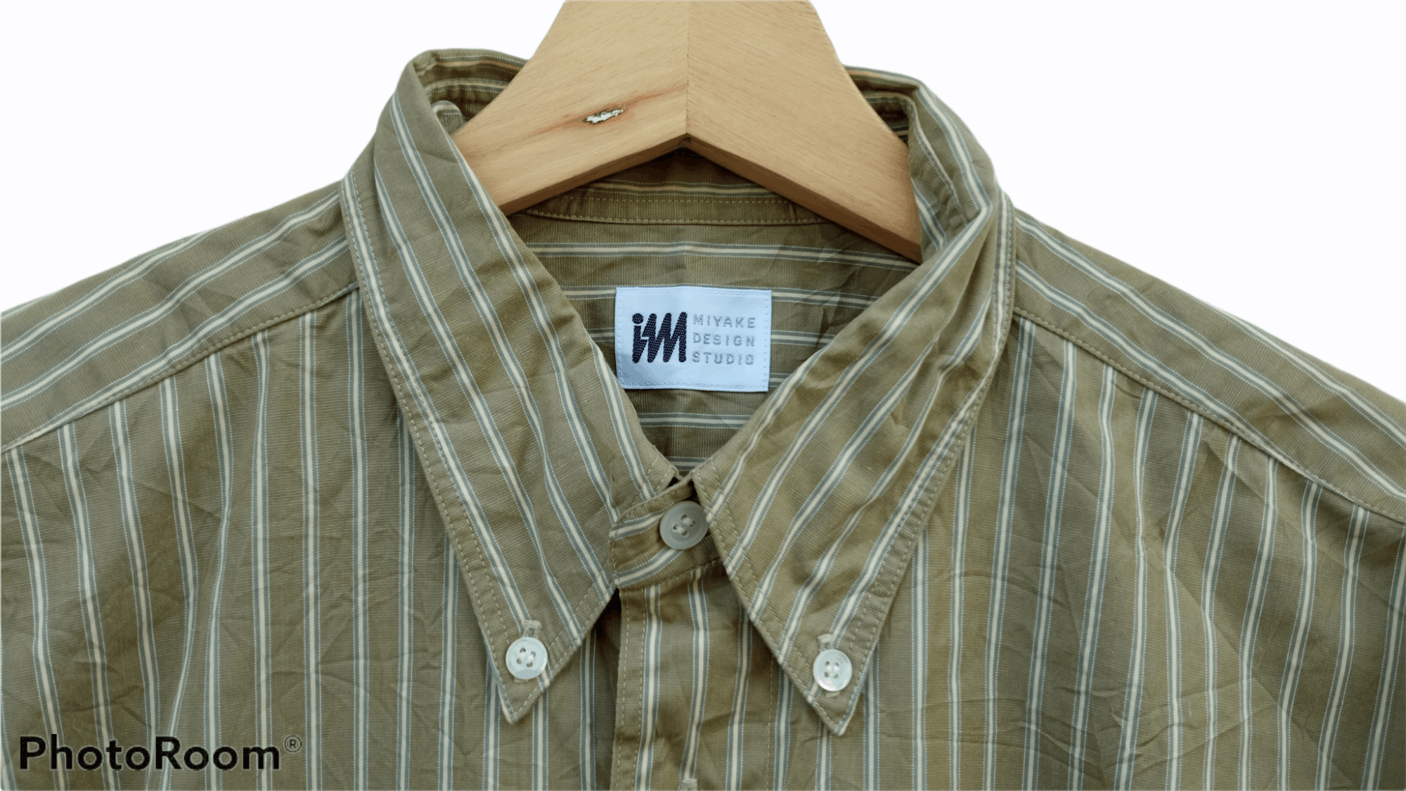 Issey Miyake × Vintage 🔥🔥Vintage Issey Miyake Design Studio Striped Shirt Size US M / EU 48-50 / 2 - 12 Thumbnail