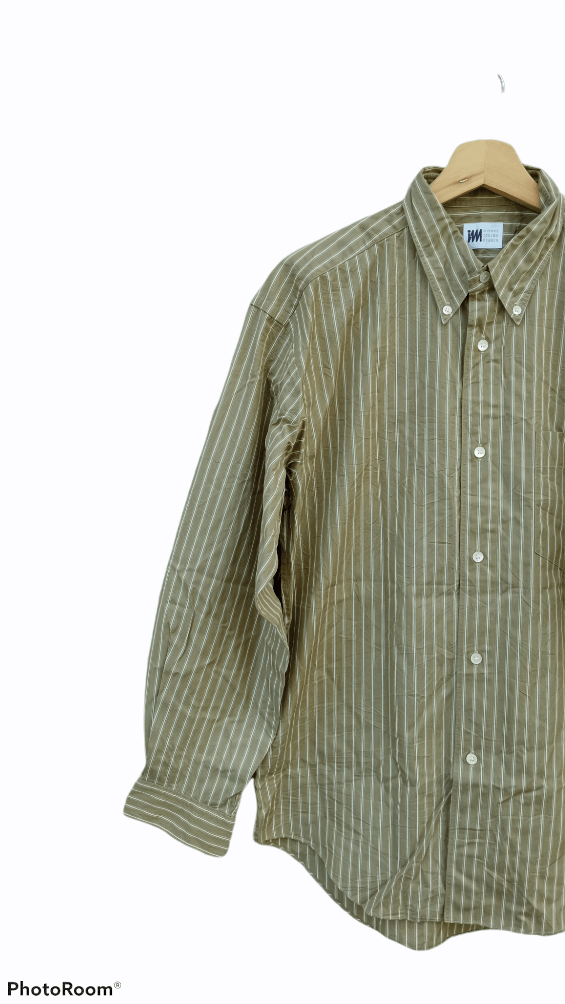 Issey Miyake × Vintage 🔥🔥Vintage Issey Miyake Design Studio Striped Shirt Size US M / EU 48-50 / 2 - 5 Thumbnail