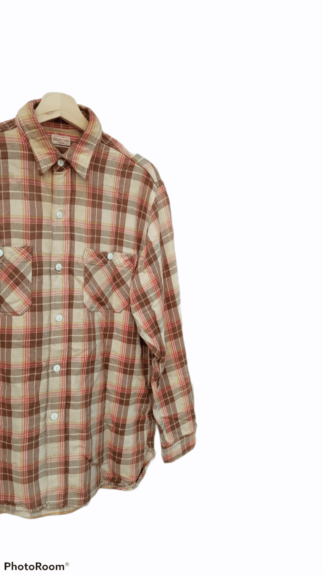 Japanese Brand × Sugar Cane × Toyo Enterprises 🔥🔥Vintage Sugar Cane Flannel Checkered Workwear Shirt Size US L / EU 52-54 / 3 - 4 Thumbnail