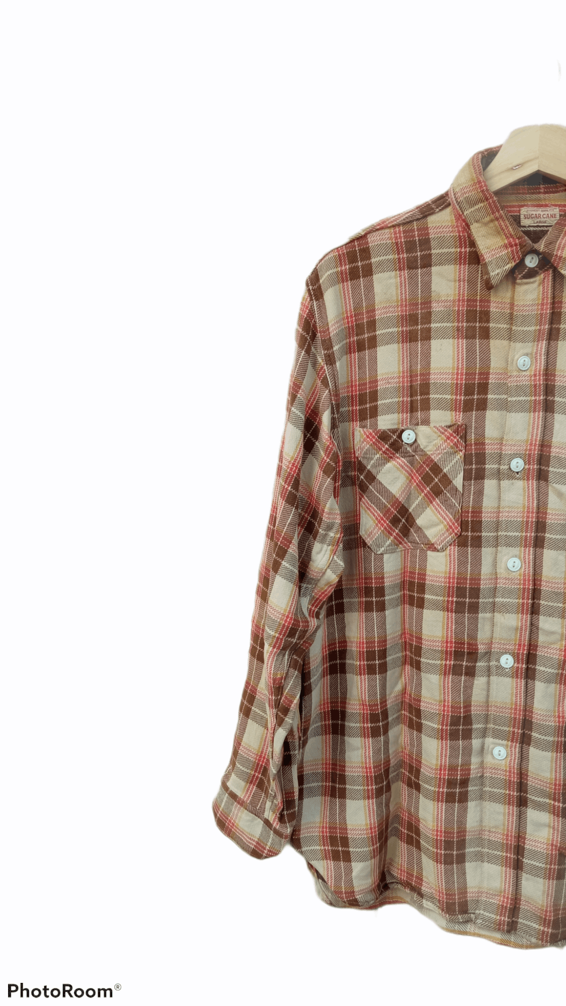 Japanese Brand × Sugar Cane × Toyo Enterprises 🔥🔥Vintage Sugar Cane Flannel Checkered Workwear Shirt Size US L / EU 52-54 / 3 - 7 Thumbnail