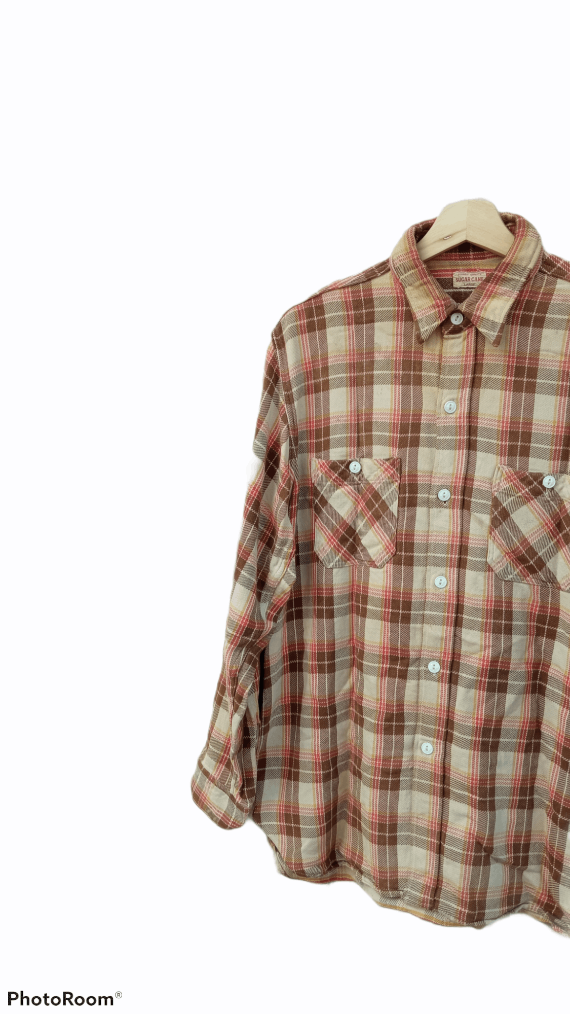 Japanese Brand × Sugar Cane × Toyo Enterprises 🔥🔥Vintage Sugar Cane Flannel Checkered Workwear Shirt Size US L / EU 52-54 / 3 - 5 Thumbnail