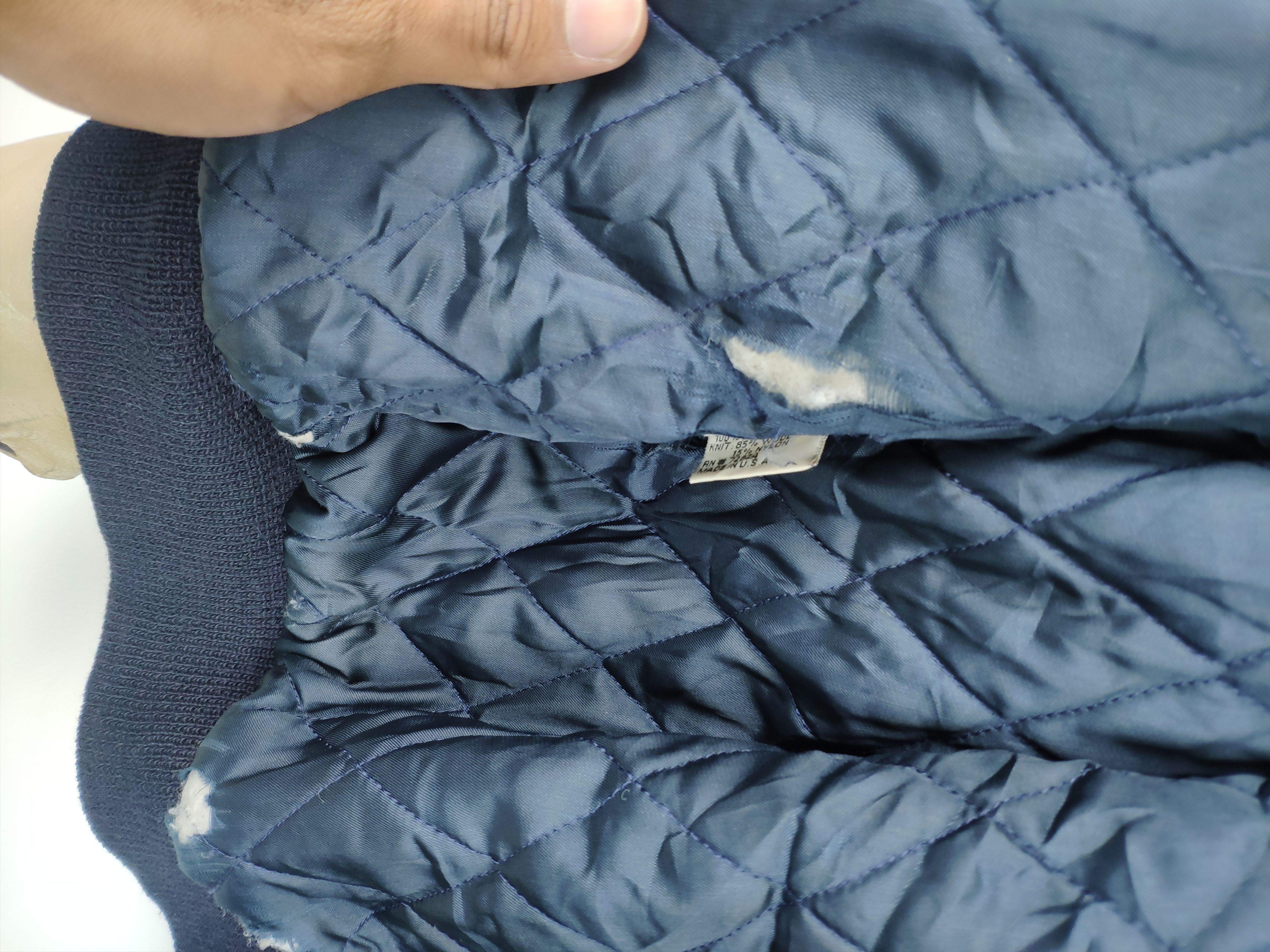 Golden Bear × Japanese Brand Vintage 80s Golden Bear Varsity Jacket Leather Thrasher Size US M / EU 48-50 / 2 - 7 Thumbnail