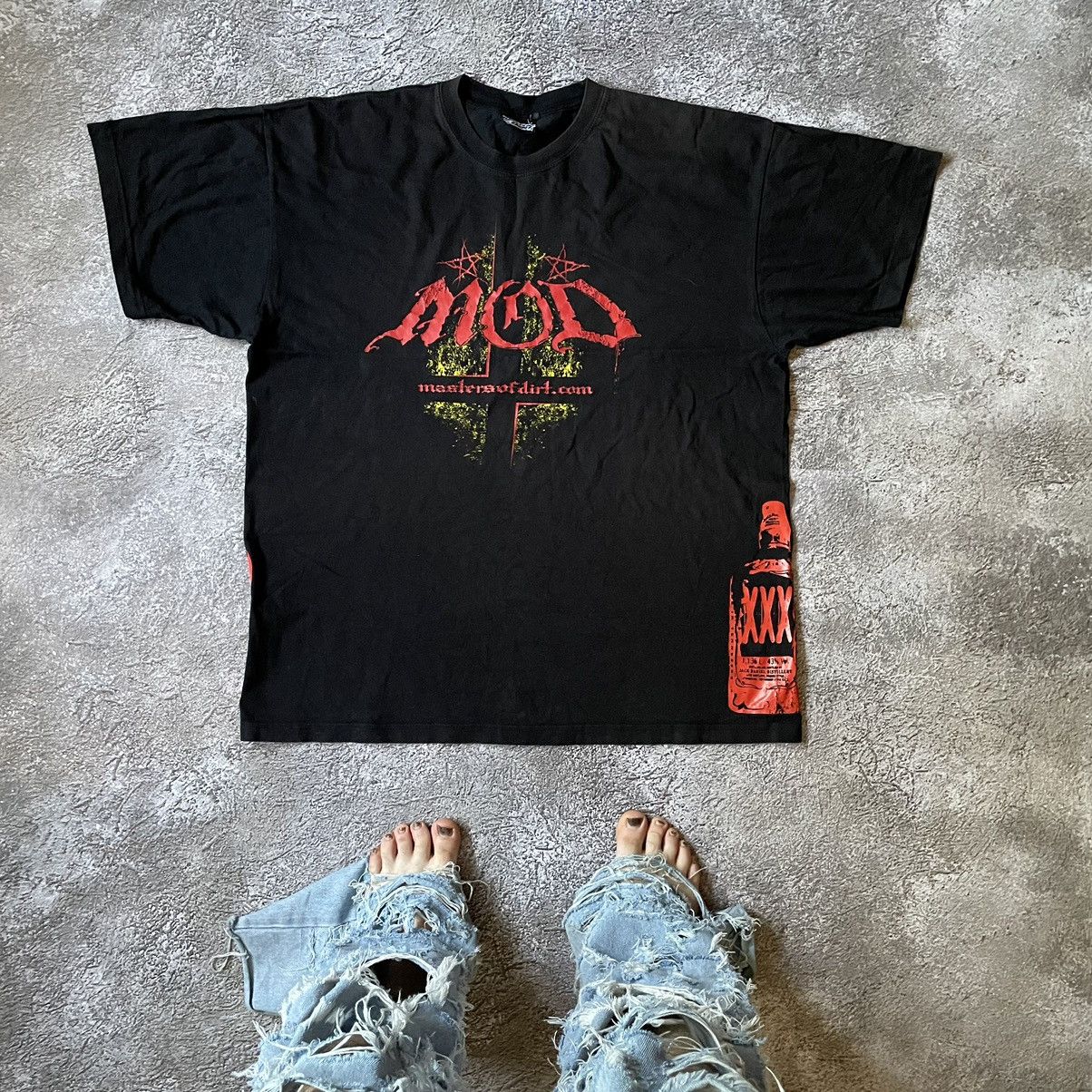 Vintage Vintage Y2K Graphic Tee Horror Print Punk Grunge Faded XL Size US XL / EU 56 / 4 - 1 Thumbnail