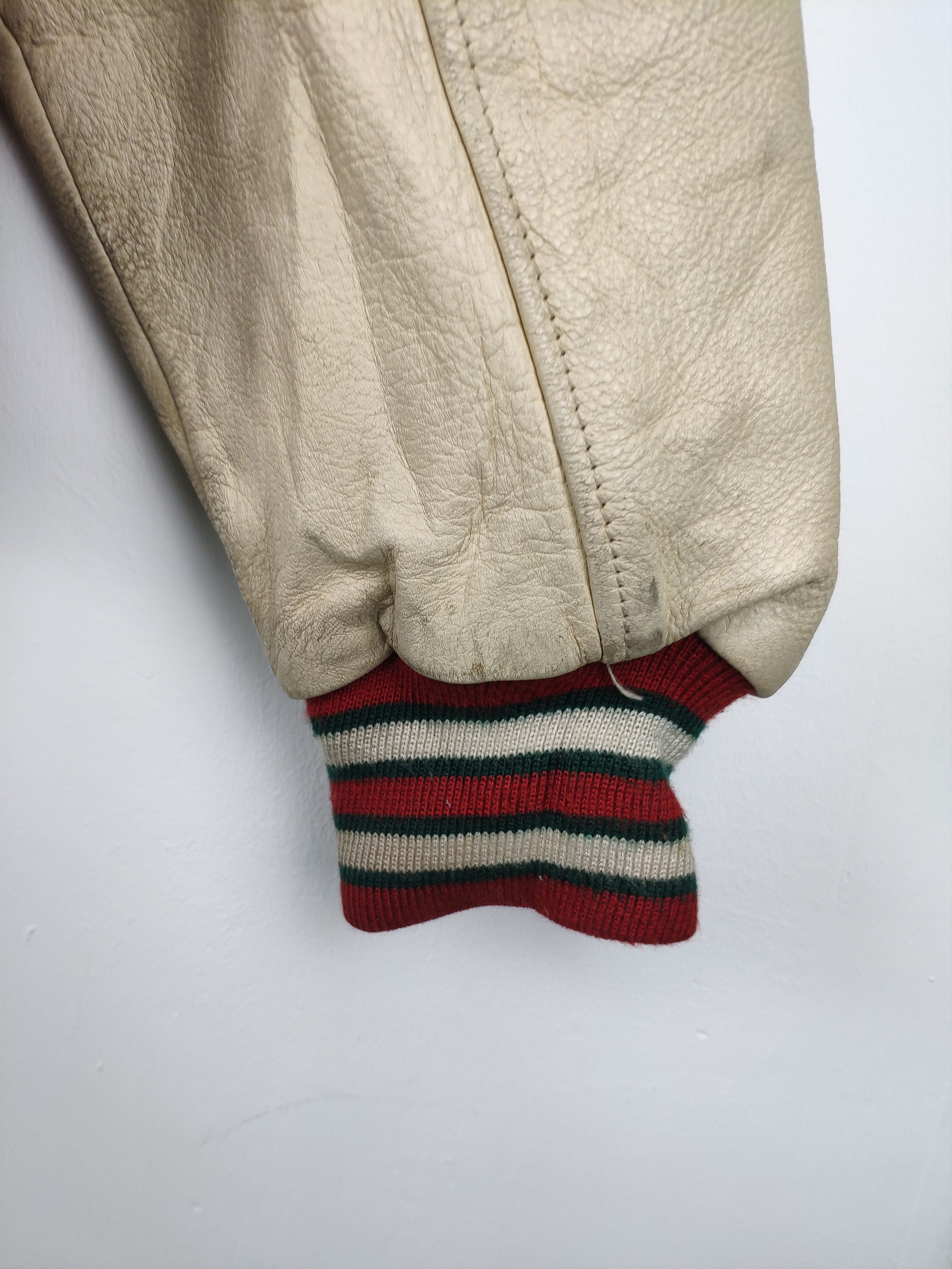 Japanese Brand × Vintage Vintage Varsity Jacket Leather Sleeve Saburoku American Size US M / EU 48-50 / 2 - 10 Thumbnail