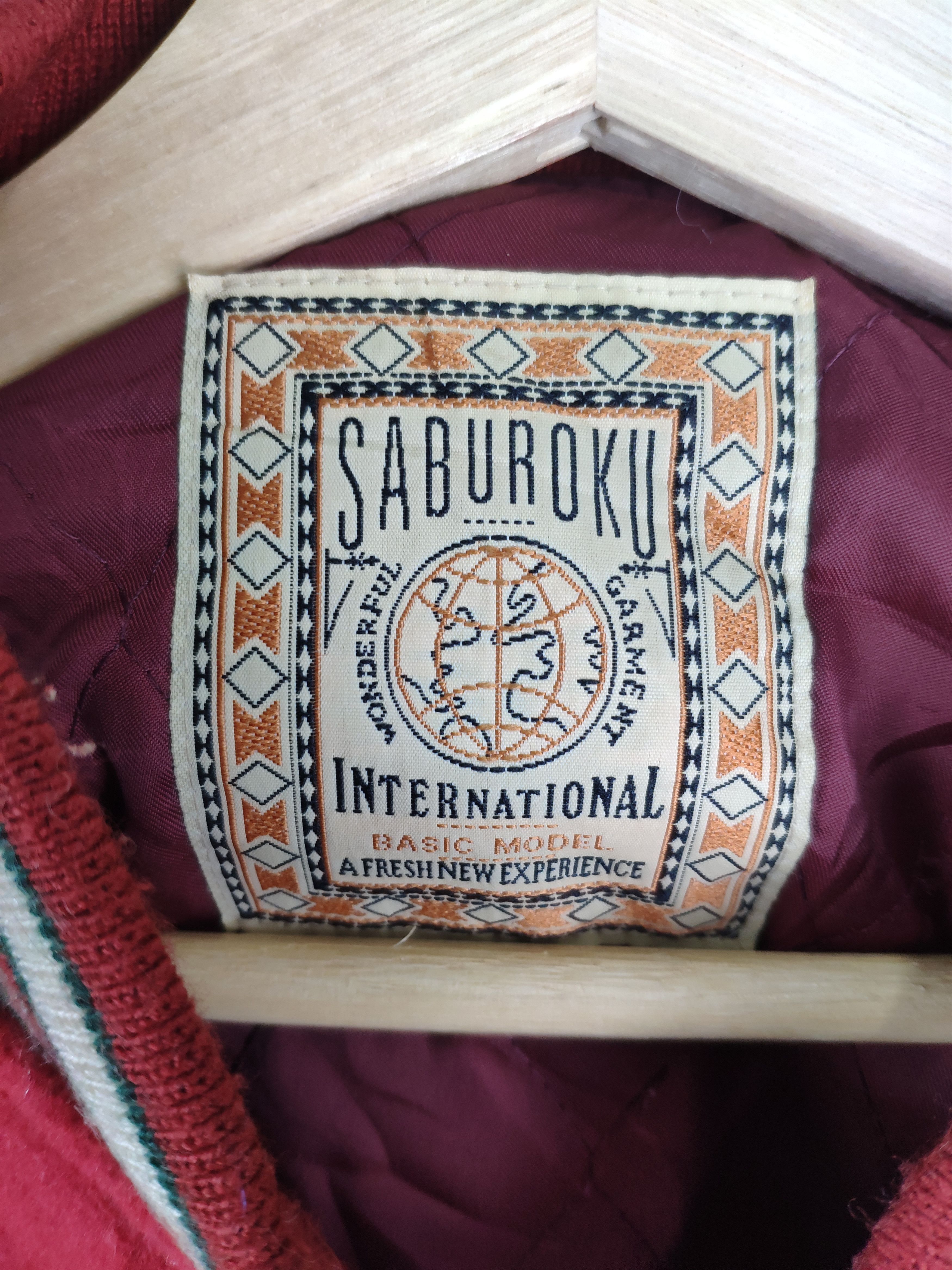Japanese Brand × Vintage Vintage Varsity Jacket Leather Sleeve Saburoku American Size US M / EU 48-50 / 2 - 15 Thumbnail