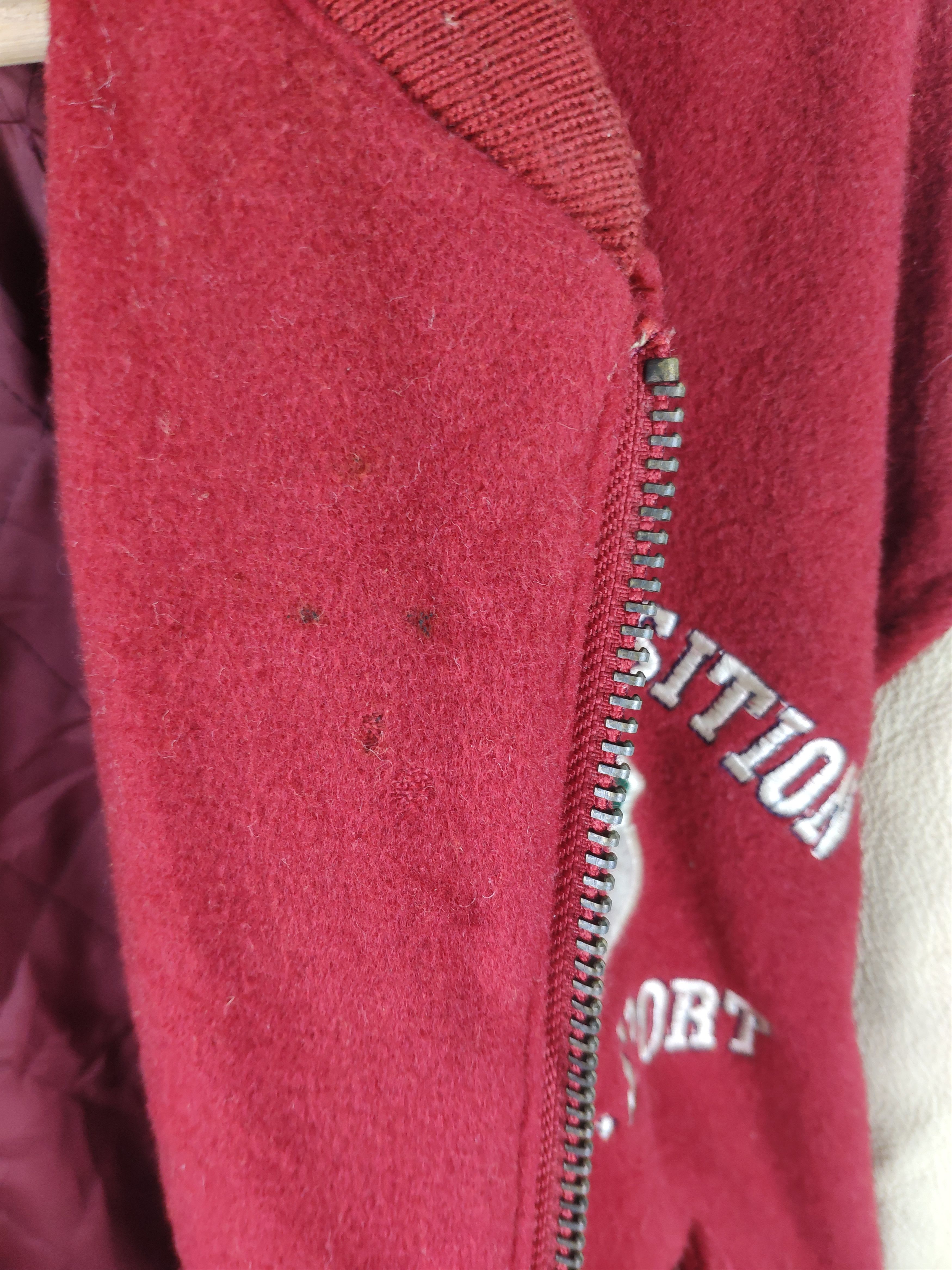 Japanese Brand × Vintage Vintage Varsity Jacket Leather Sleeve Saburoku American Size US M / EU 48-50 / 2 - 18 Thumbnail