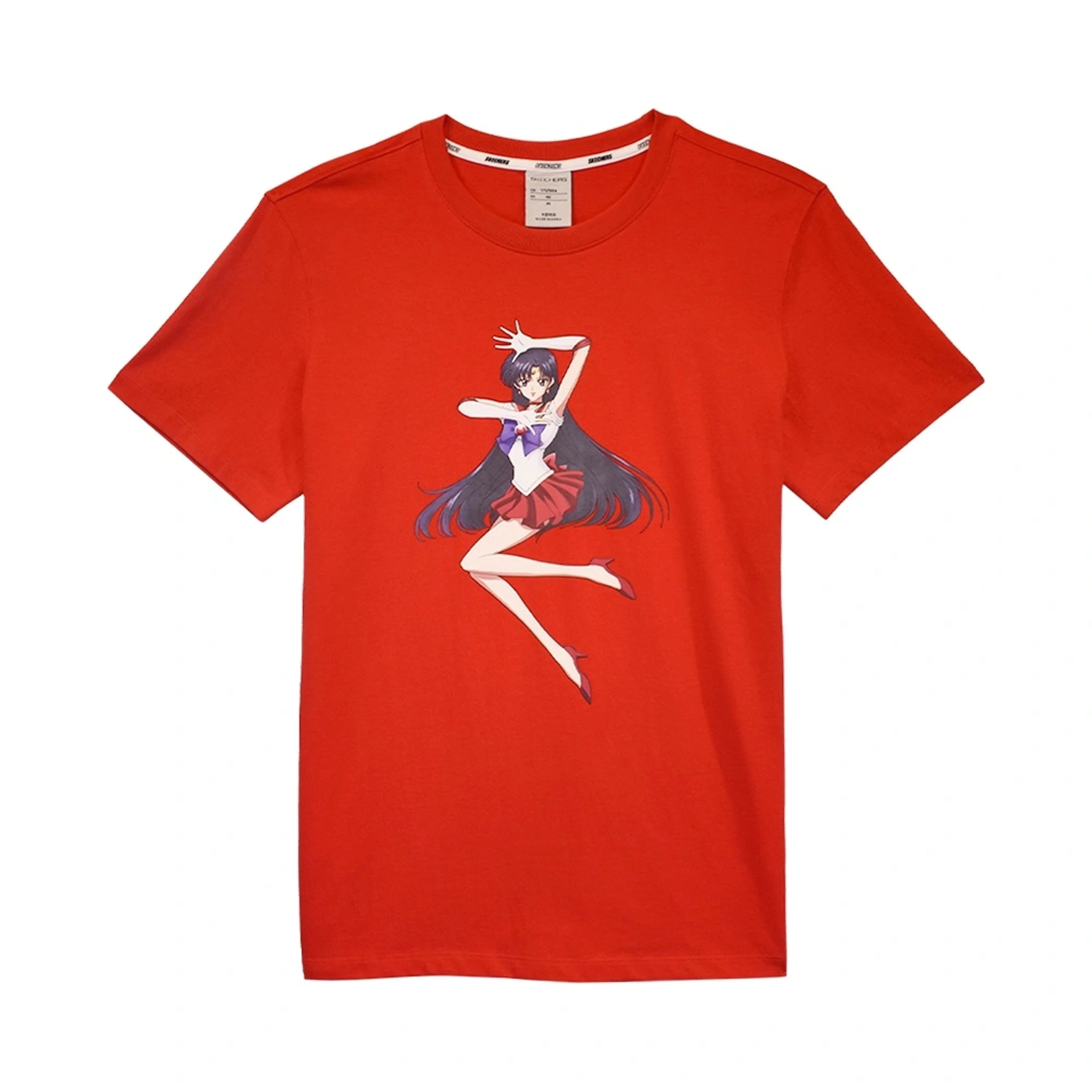 image of Anima x Cartoon Network Skechers Sailor Moon Japan Anime Tee Hookup Akira Devilman in Red (Size XL)
