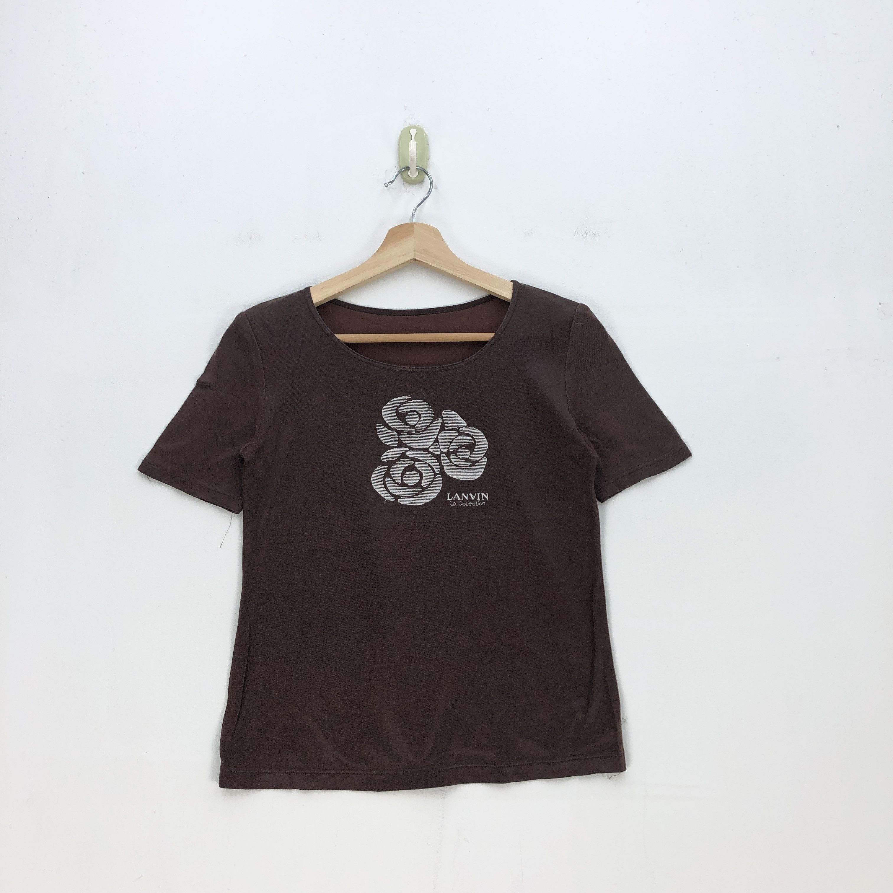Lanvin Vintage Lanvin T Shirt Lanvin Rose Tees | BS19801. Size XS / US 0-2 / IT 36-38 - 1 Thumbnail