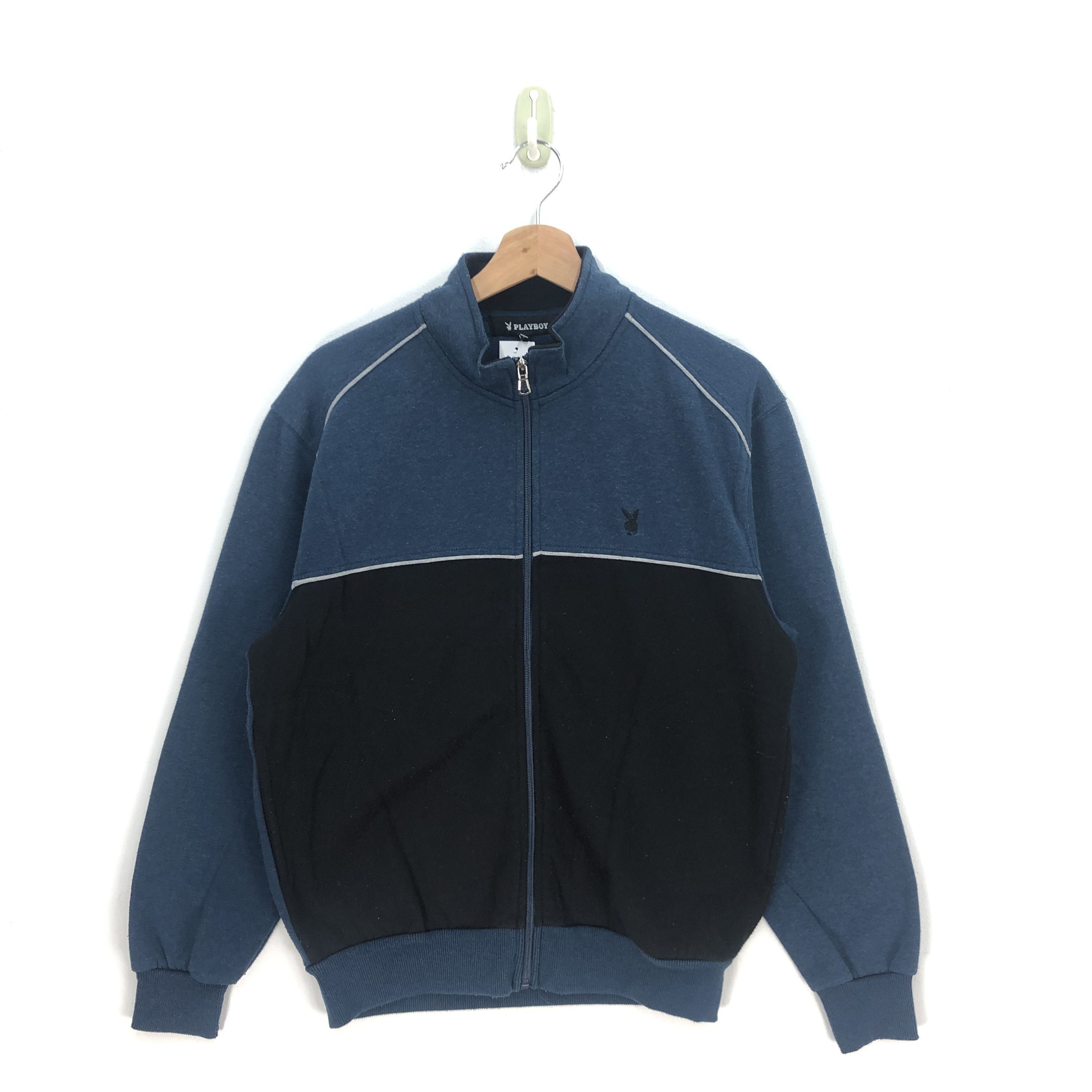 Playboy × Vintage Vintage Playboy Sweater Vintage Playboy Zipper Swaeter Size US L / EU 52-54 / 3 - 1 Thumbnail
