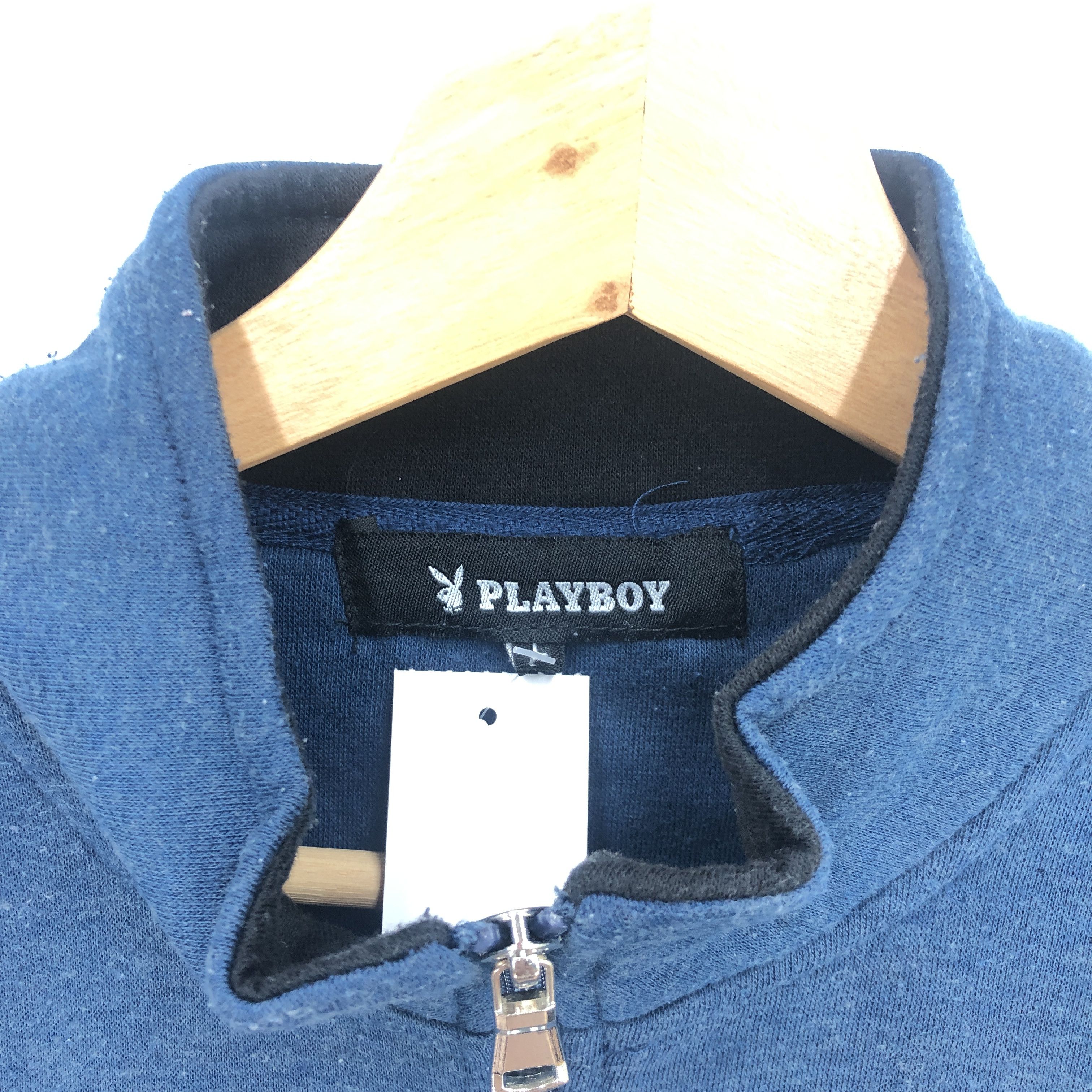 Playboy × Vintage Vintage Playboy Sweater Vintage Playboy Zipper Swaeter Size US L / EU 52-54 / 3 - 5 Thumbnail