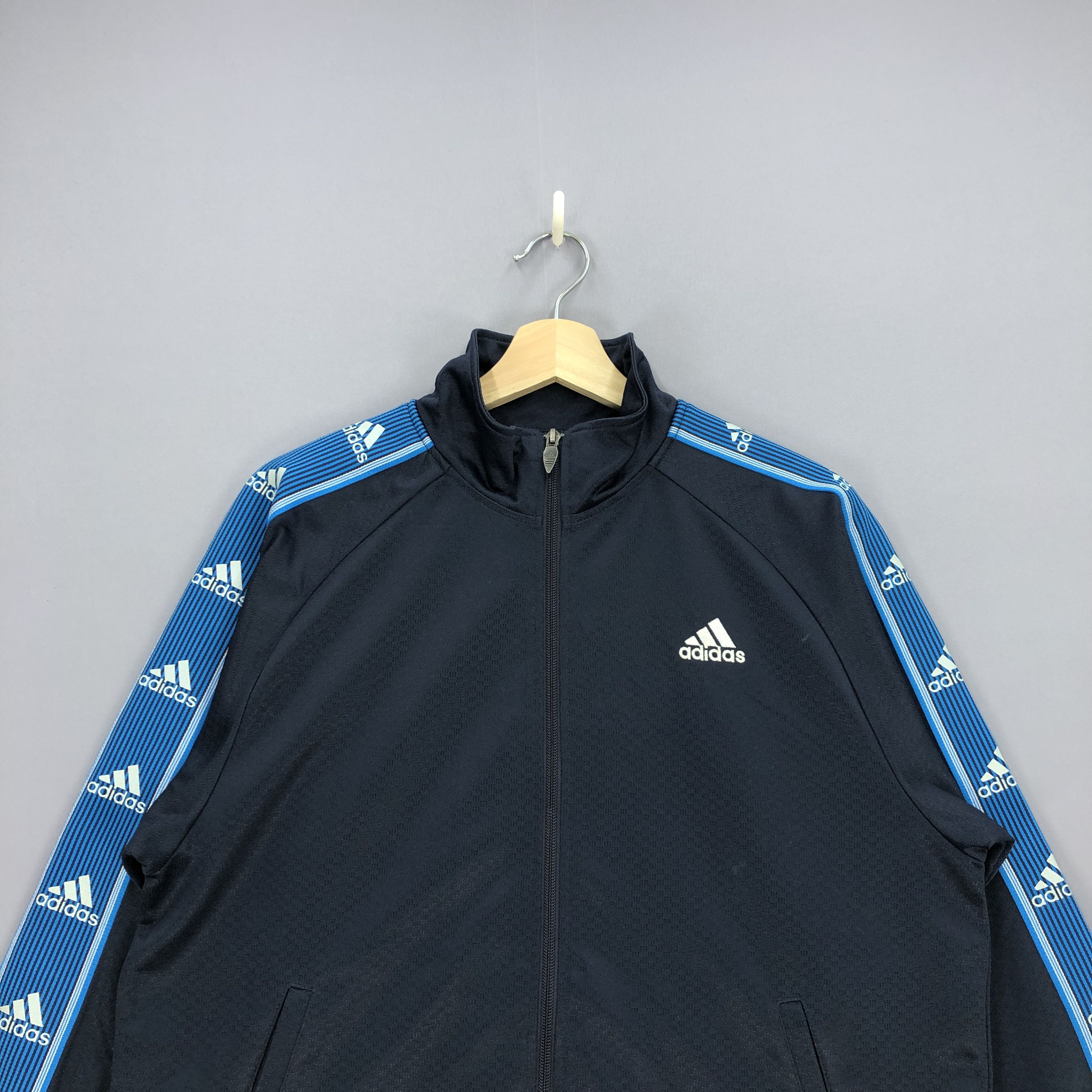 Adidas × Vintage Vintage Adidas Sweater Track Top Jacket | BS20378. Size US M / EU 48-50 / 2 - 2 Thumbnail