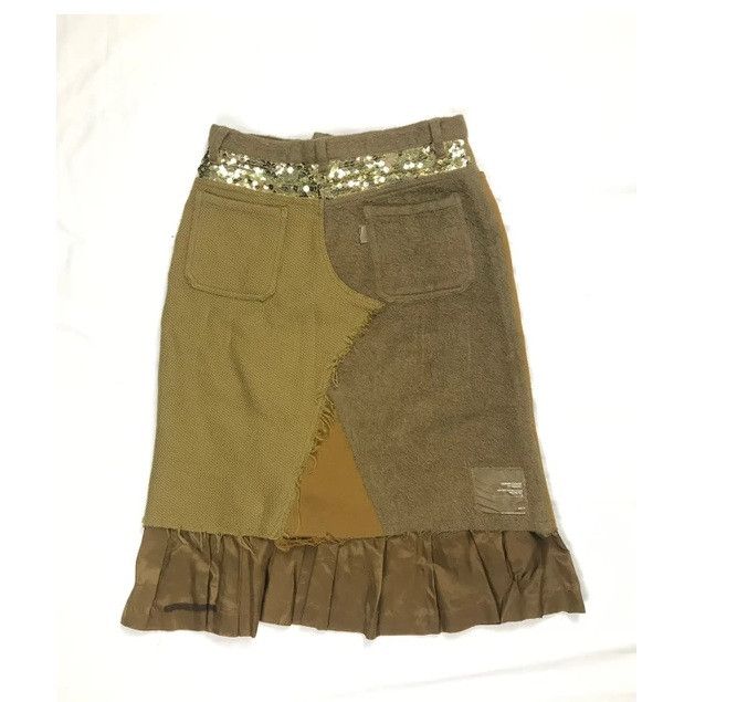 Undercover AW2000-2001 Melting Pot Midi Skirt Size 28" / US 6 / IT 42 - 2 Thumbnail