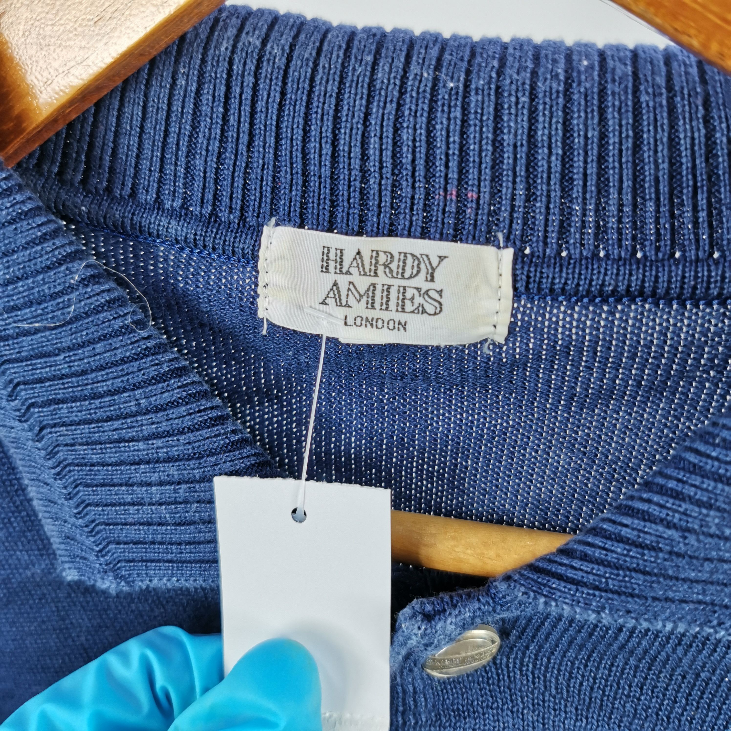 Hardy Amies × Homespun Knitwear × Vintage Vintage Hardy Amies Sweatshirt Embroidery Knitted Sweater Size US M / EU 48-50 / 2 - 5 Thumbnail