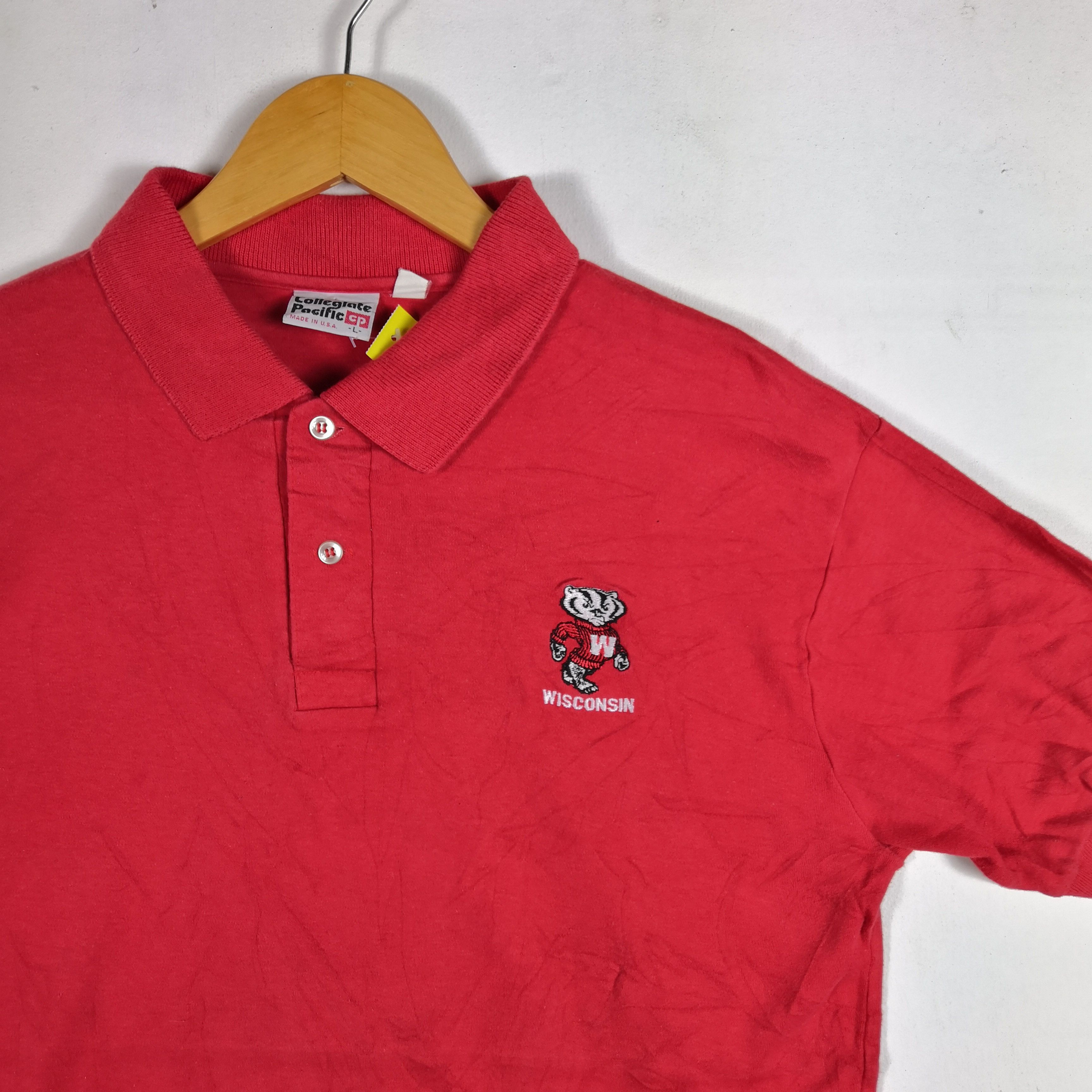 Vintage Vintage 80s Wisconsin T Shirt Wisconsin Tees BS2029. Size US M / EU 48-50 / 2 - 4 Thumbnail
