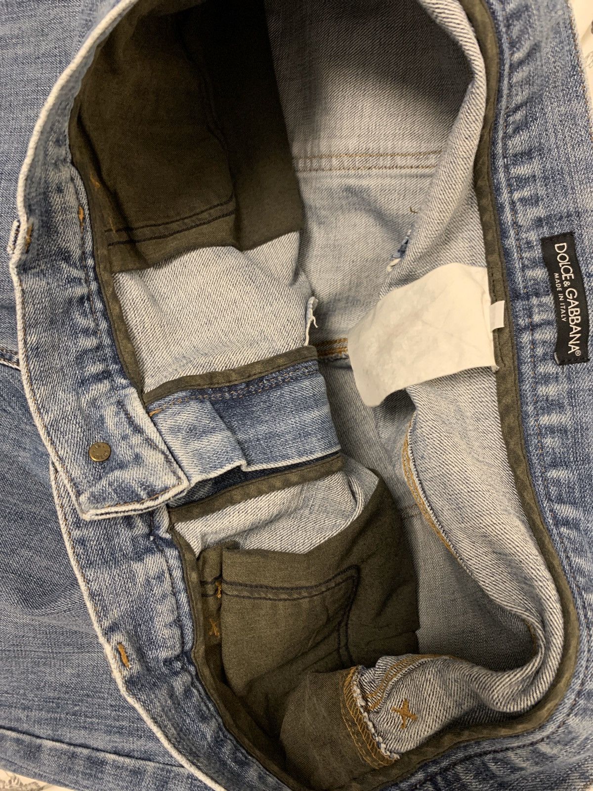 Dolce & Gabbana Oversize denim destroyed jeans Size US 36 / EU 52 - 10 Thumbnail