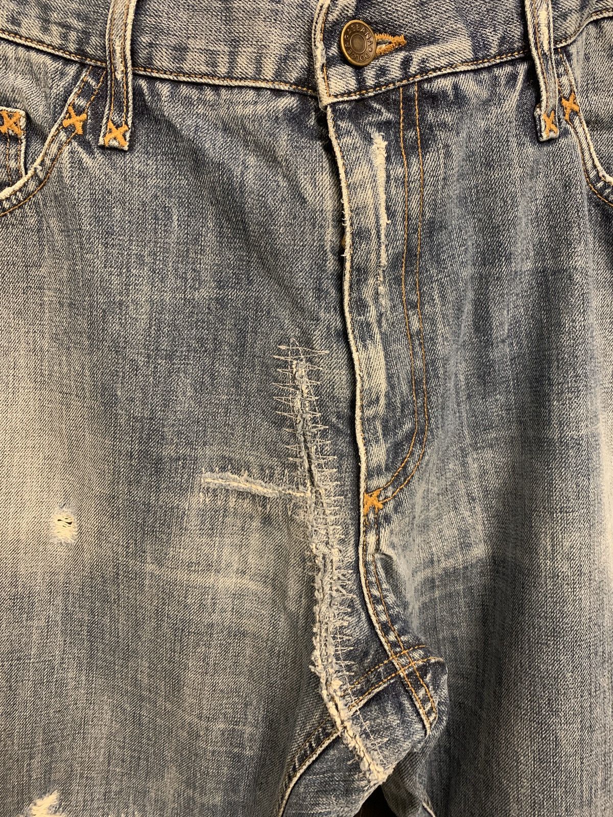 Dolce & Gabbana Oversize denim destroyed jeans Size US 36 / EU 52 - 3 Thumbnail