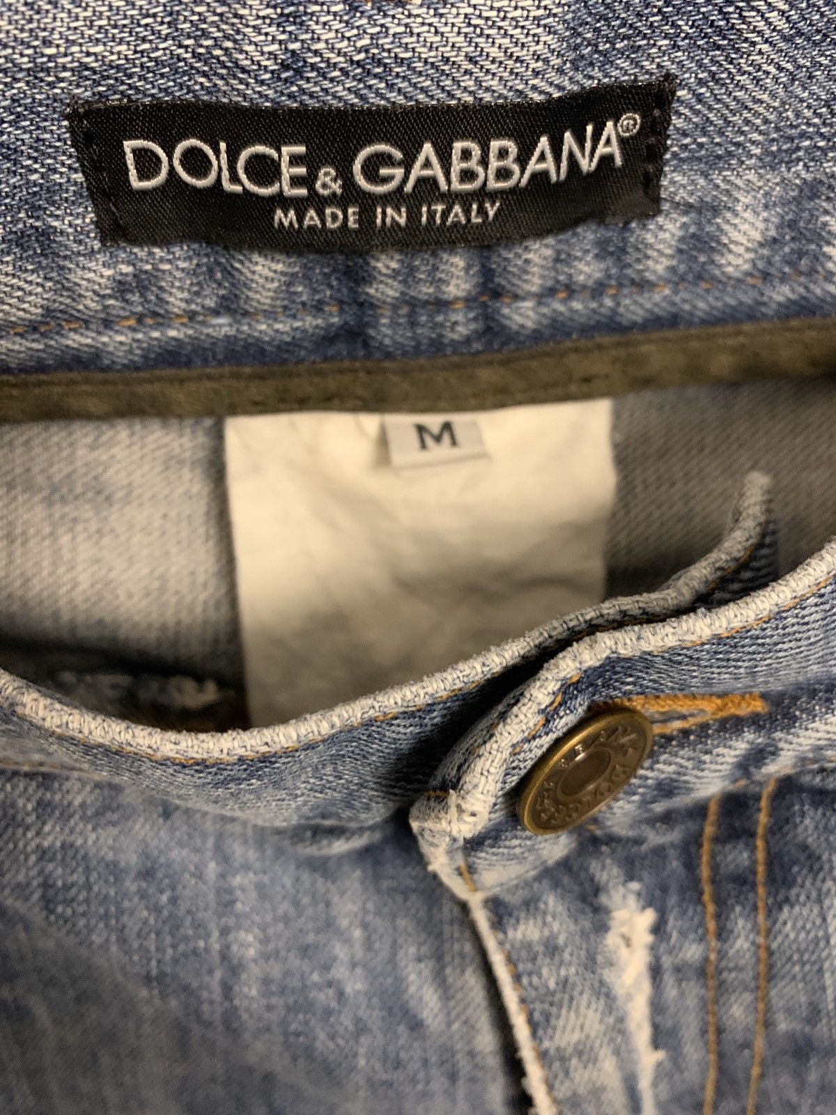 Dolce & Gabbana Oversize denim destroyed jeans Size US 36 / EU 52 - 7 Thumbnail