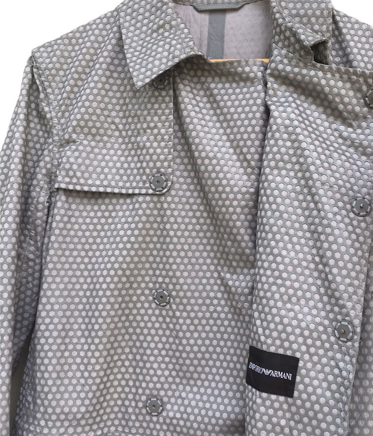 Emporio Armani Emporio Armani Polkadot Stylish Raincoat Size US M / EU 48-50 / 2 - 6 Thumbnail