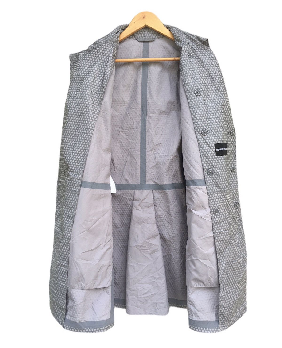 Emporio Armani Emporio Armani Polkadot Stylish Raincoat Size US M / EU 48-50 / 2 - 3 Thumbnail