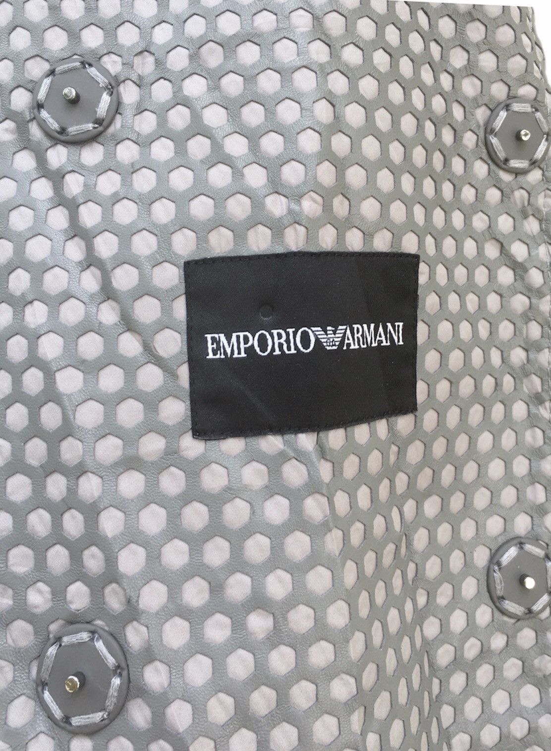 Emporio Armani Emporio Armani Polkadot Stylish Raincoat Size US M / EU 48-50 / 2 - 5 Thumbnail