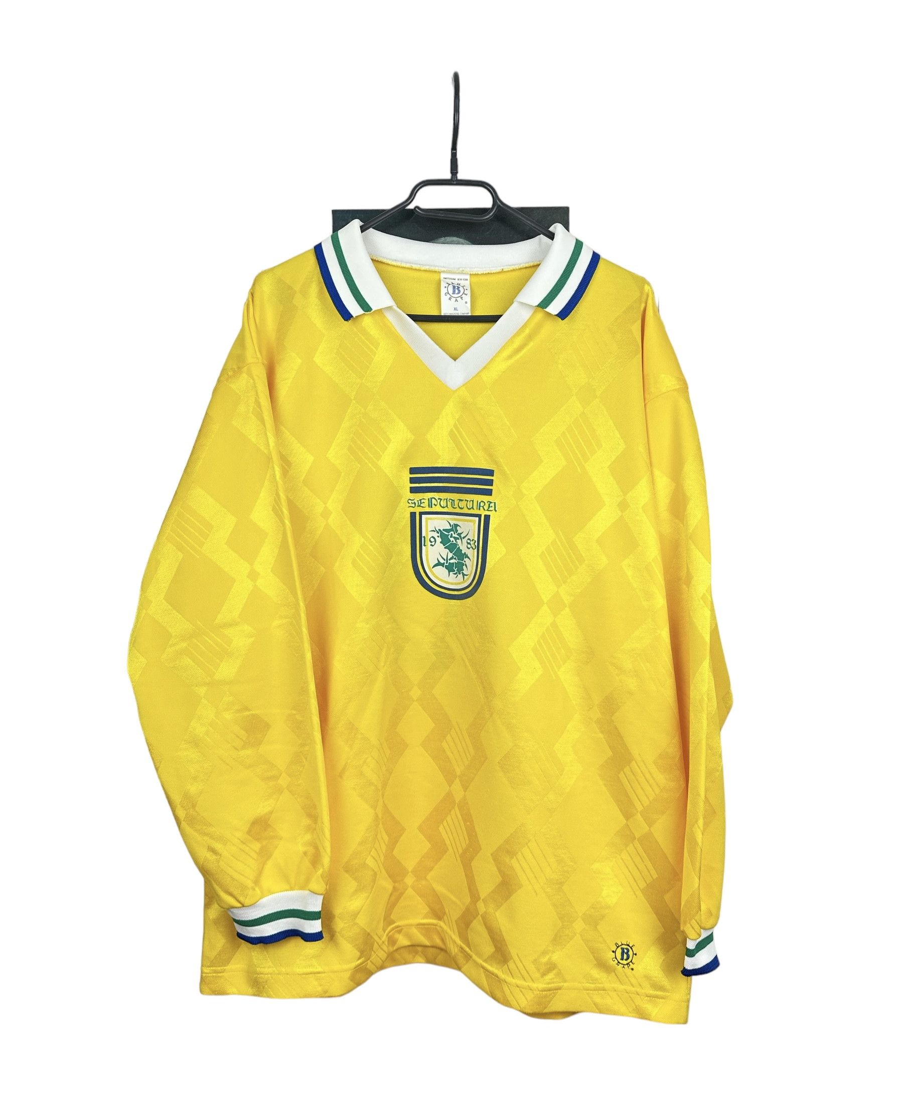 Vintage Vintage Blue Grape Sepultura Brazil 10 Jersey Band Tee Rare