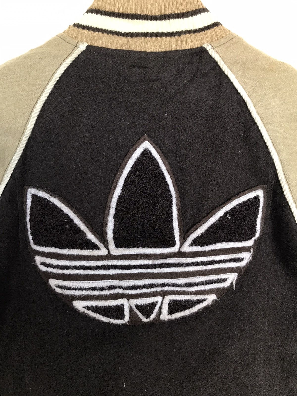 Adidas Vintage Adidas Trefoil Big Logo Varsity Jacket Small Size Size US S / EU 44-46 / 1 - 10 Thumbnail