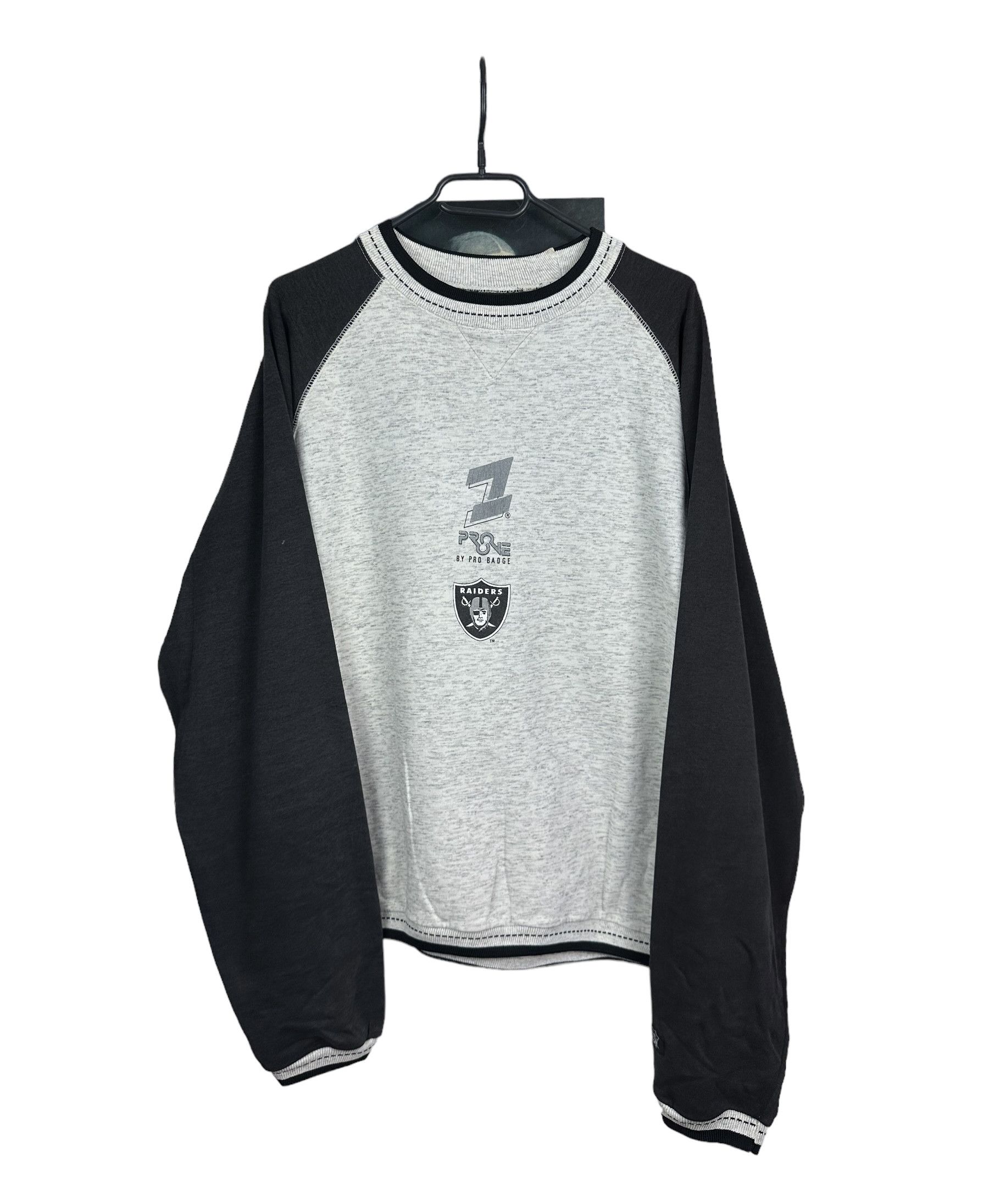 NFL × Vintage Vintage 1992 Los Angeles Raiders NFL Sweatshirt Rare Size US XL / EU 56 / 4 - 3 Thumbnail