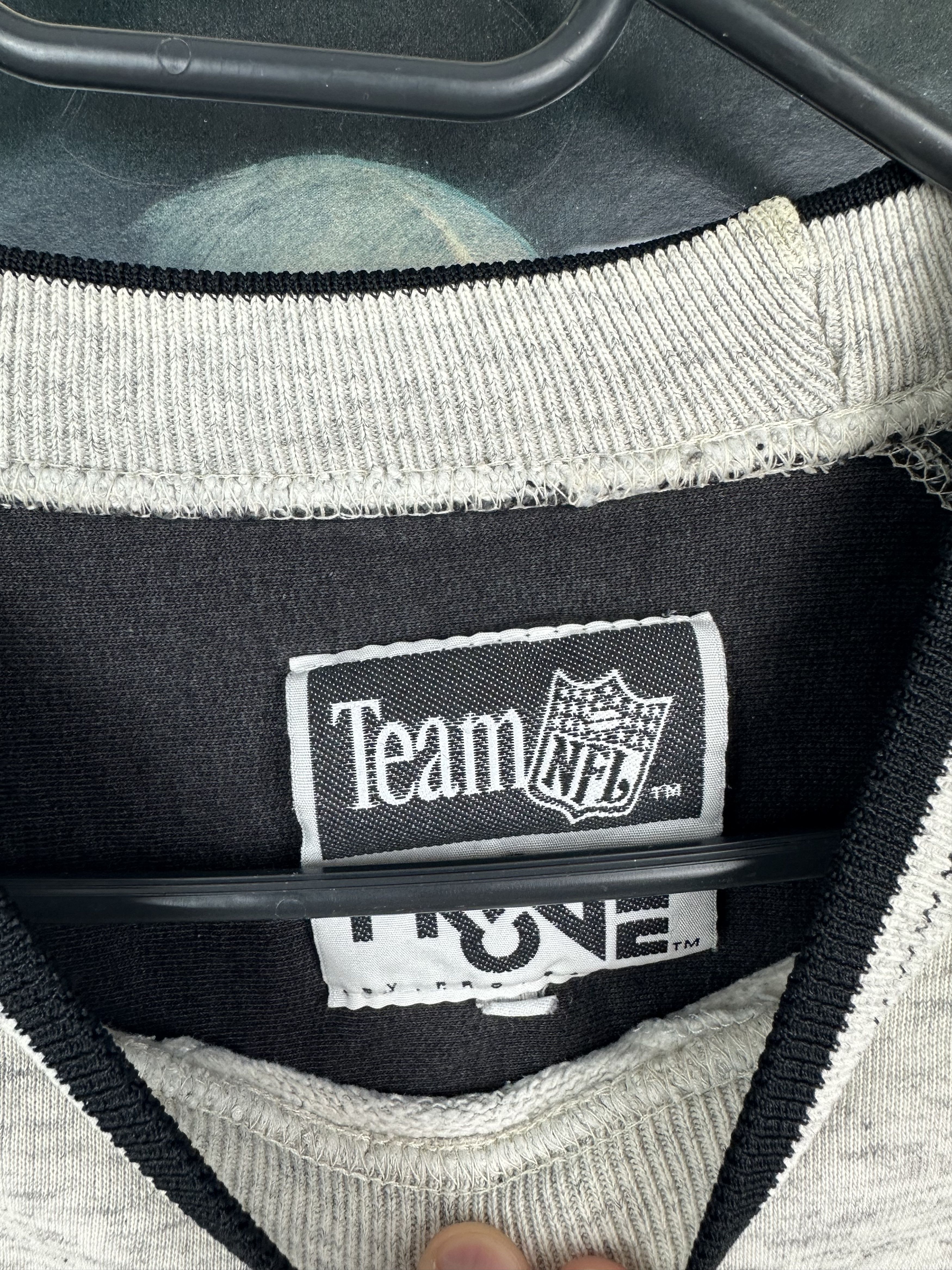 NFL × Vintage Vintage 1992 Los Angeles Raiders NFL Sweatshirt Rare Size US XL / EU 56 / 4 - 9 Thumbnail