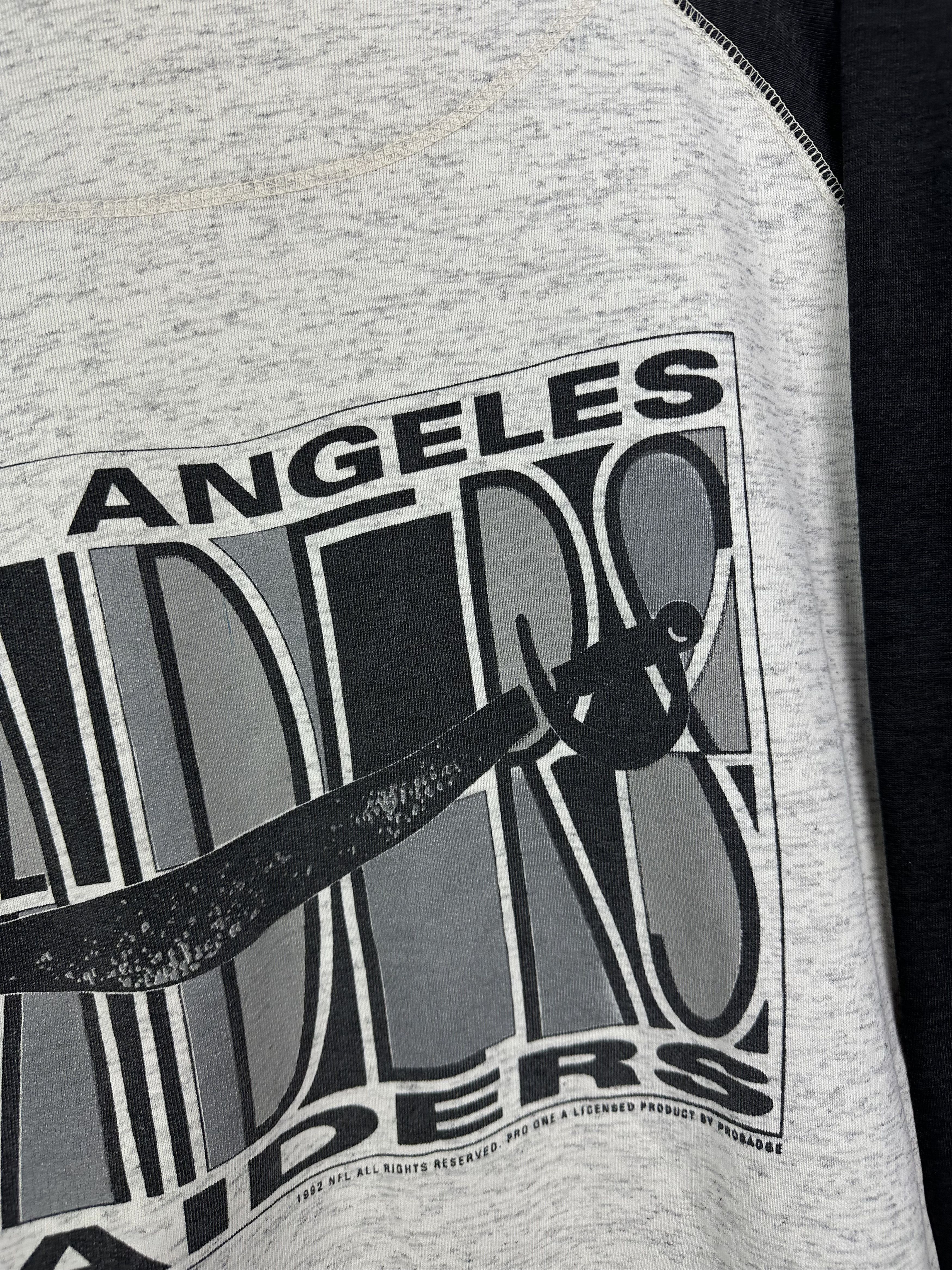 NFL × Vintage Vintage 1992 Los Angeles Raiders NFL Sweatshirt Rare Size US XL / EU 56 / 4 - 13 Thumbnail