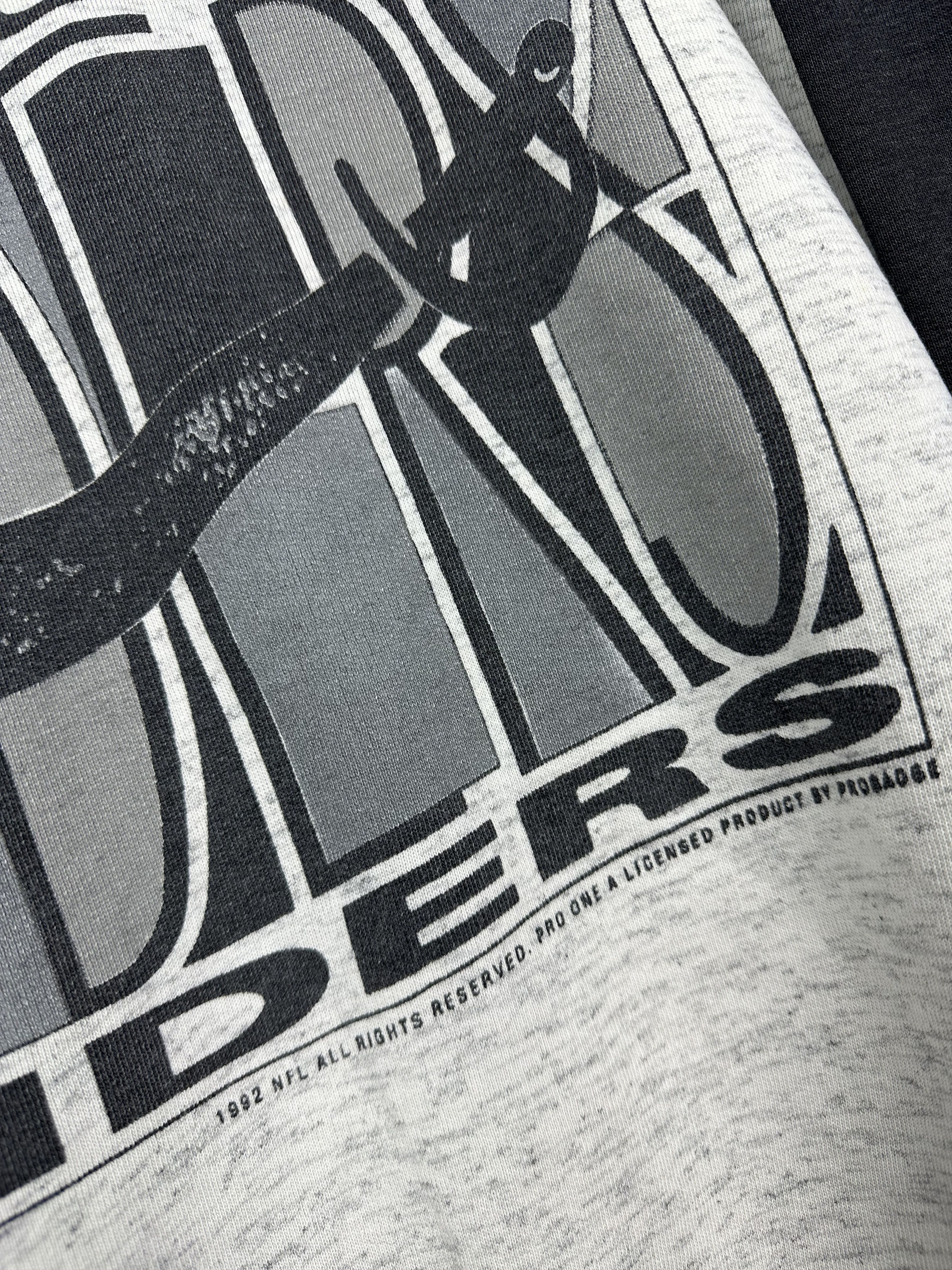 NFL × Vintage Vintage 1992 Los Angeles Raiders NFL Sweatshirt Rare Size US XL / EU 56 / 4 - 10 Thumbnail