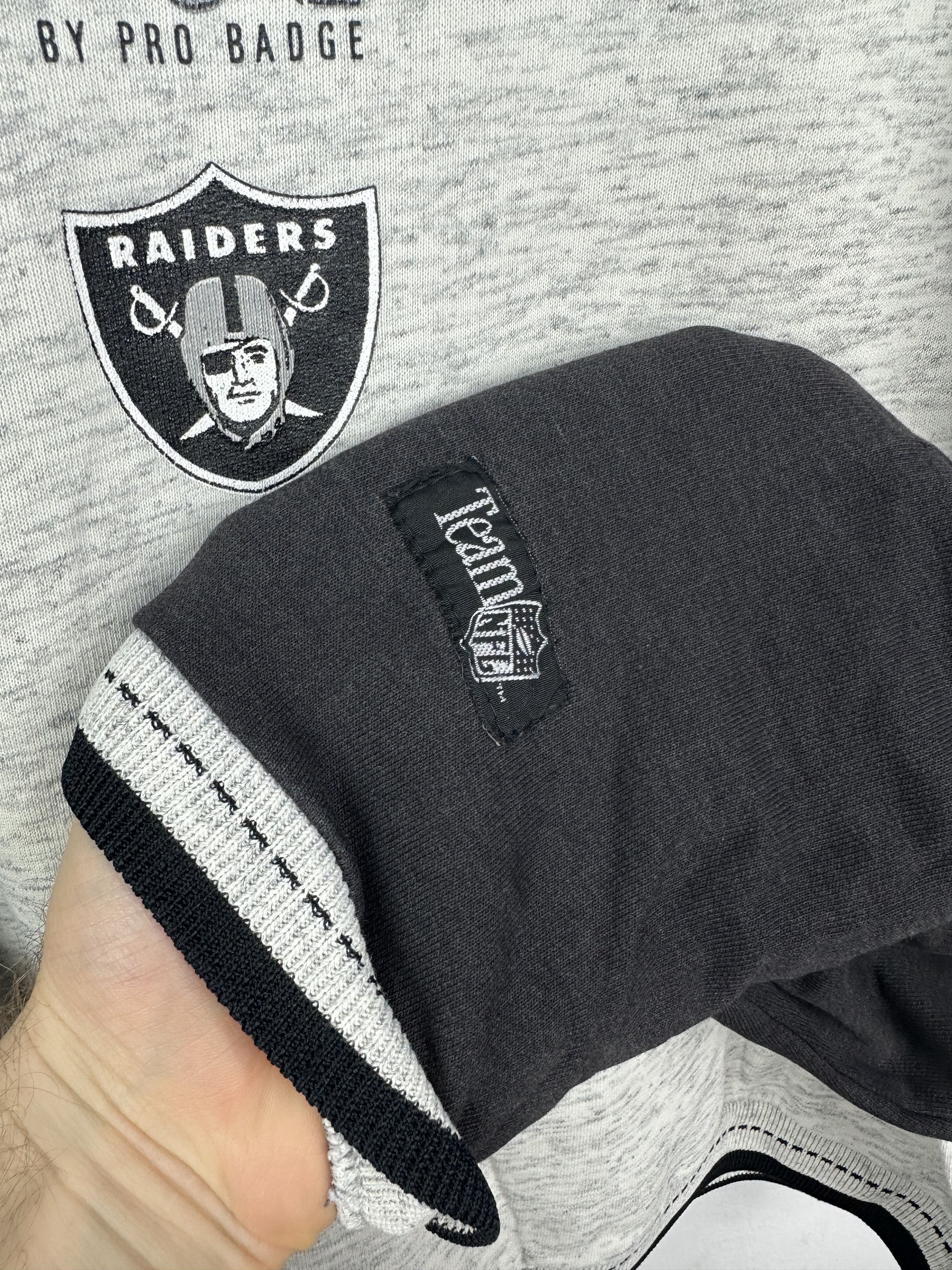 NFL × Vintage Vintage 1992 Los Angeles Raiders NFL Sweatshirt Rare Size US XL / EU 56 / 4 - 6 Thumbnail