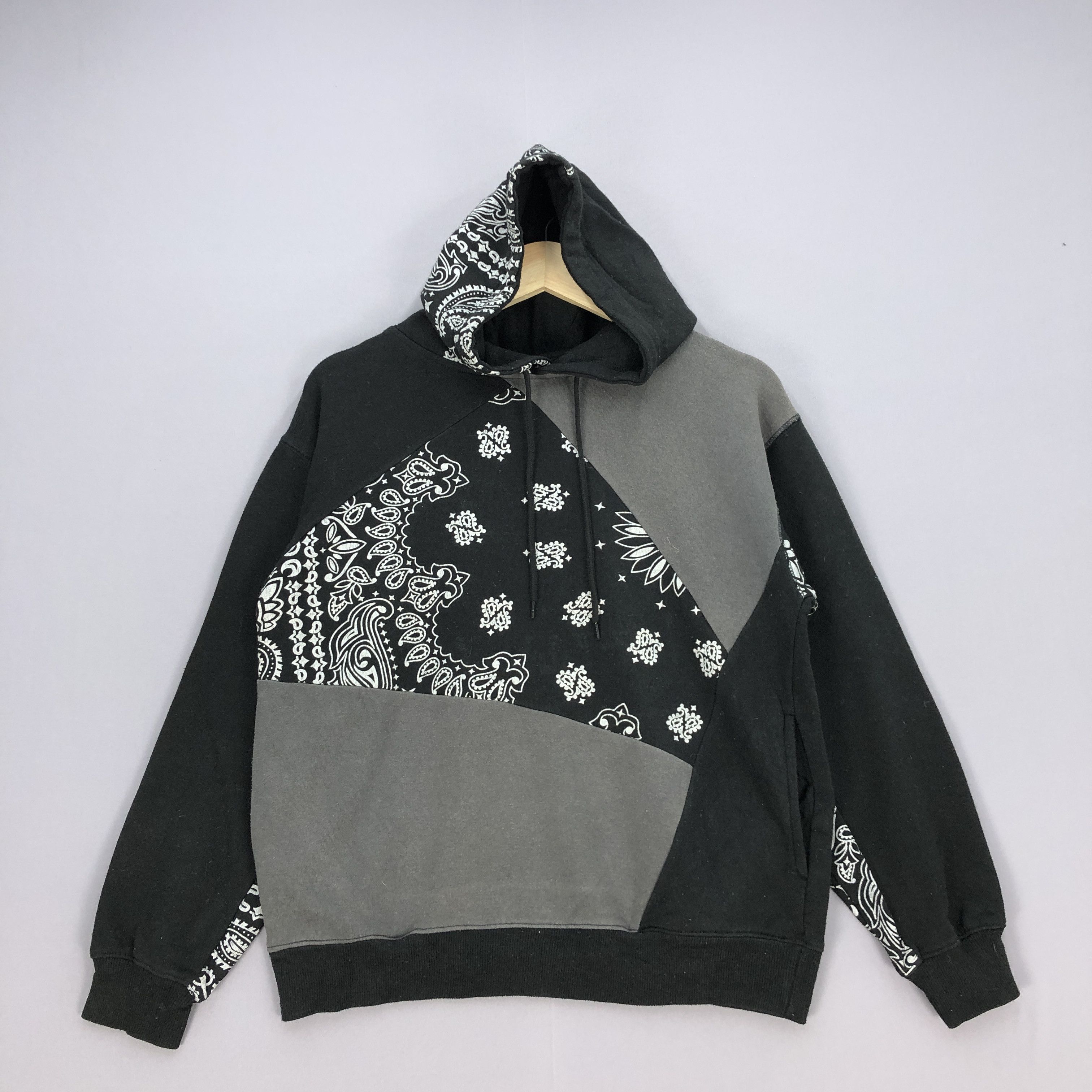 Japanese Brand × Vintage Paisley Sweatshirt Hoodie Japanese Kapital Designer Hooded Size S / US 4 / IT 40 - 2 Thumbnail