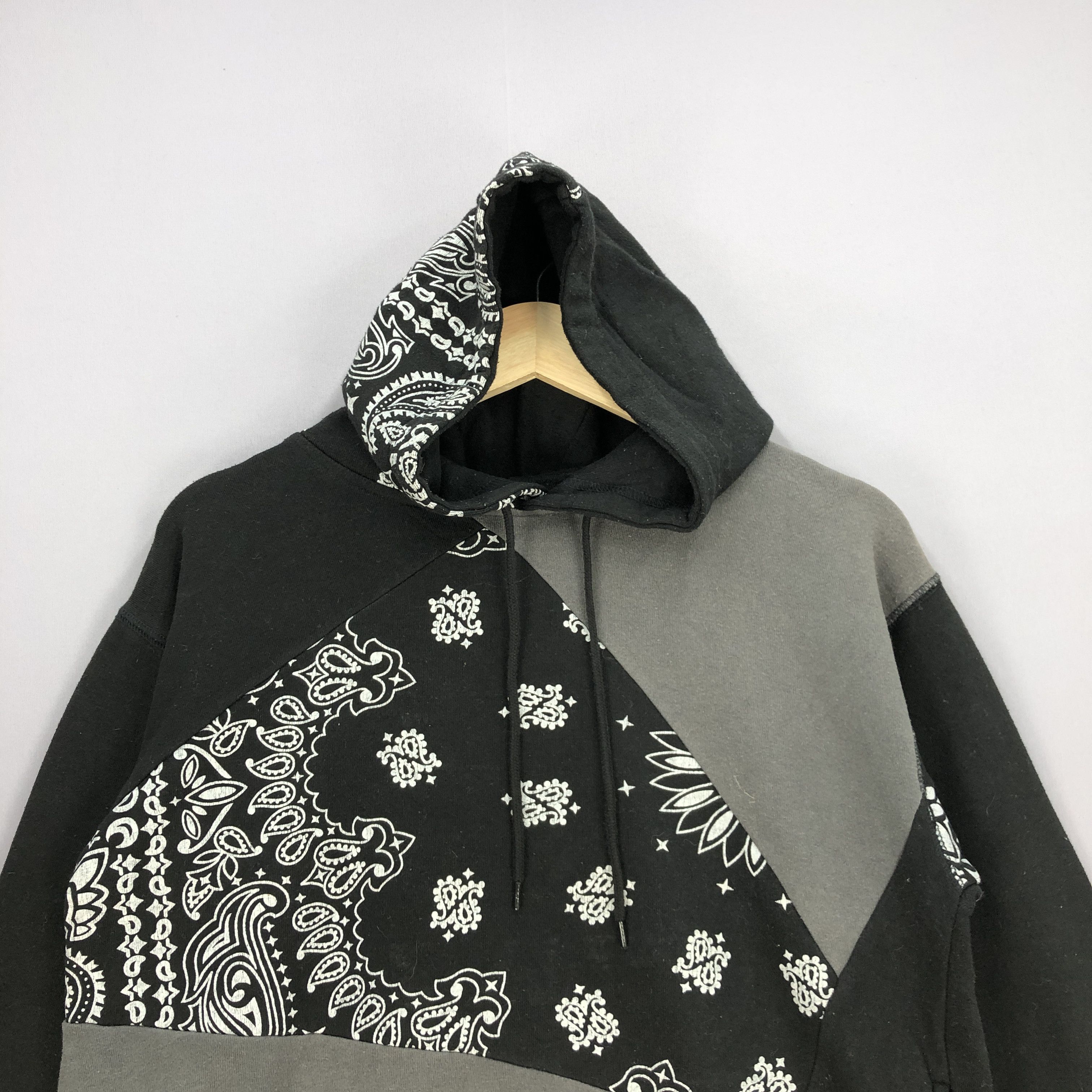 Japanese Brand × Vintage Paisley Sweatshirt Hoodie Japanese Kapital Designer Hooded Size S / US 4 / IT 40 - 4 Thumbnail